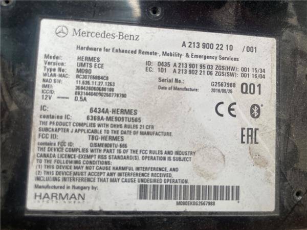 Varios mercedes-benz clase e (bm 213) berlina (08.2016->)