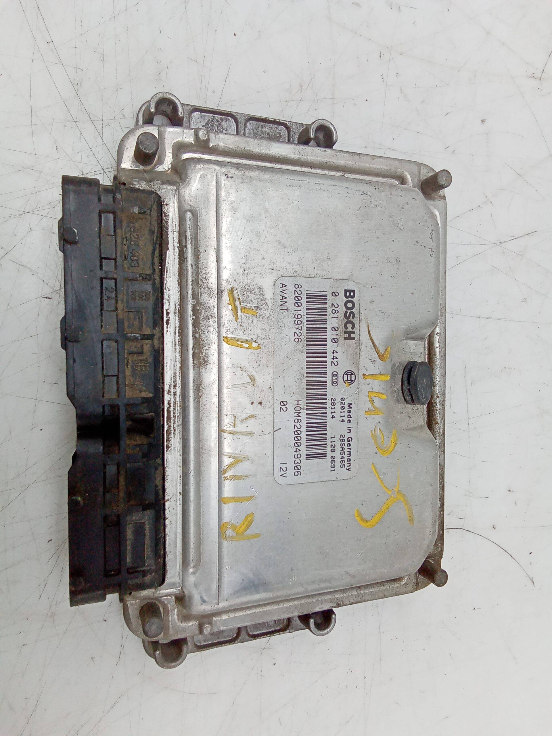 Unidad motor ecu renault megane i (ba0/1_)