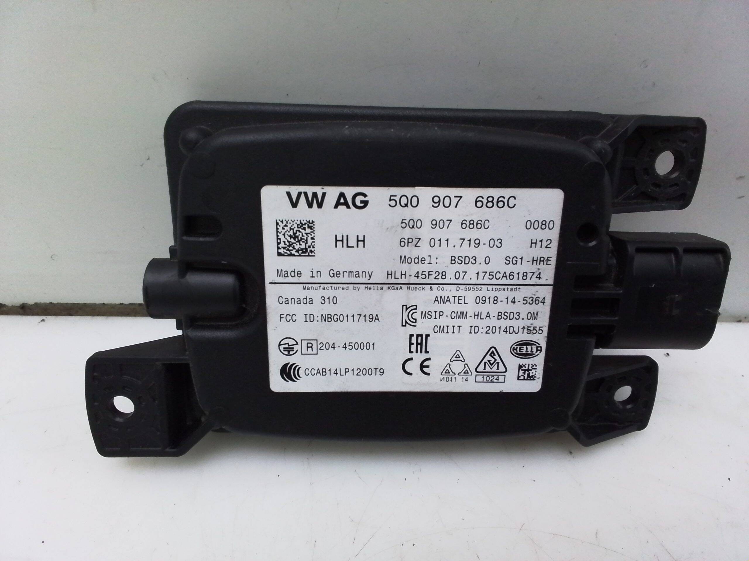 Sistema asistente de carril volkswagen golf vii berlina (bq1/be2)(01.2017->)