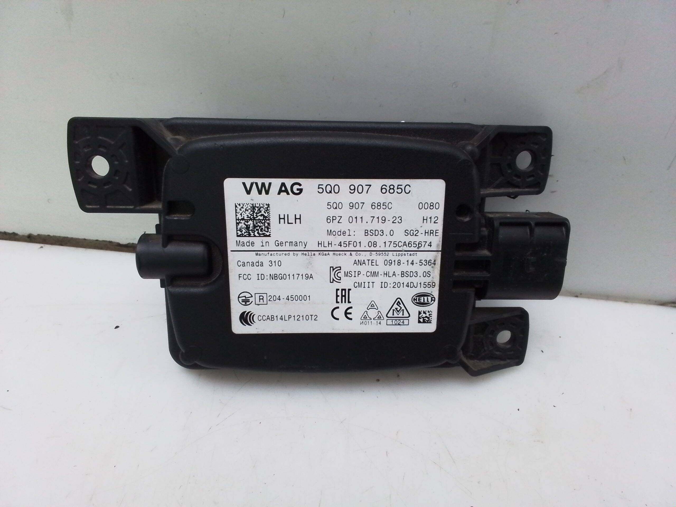 Unidad asistente de carril volkswagen golf vii berlina (bq1/be2)(01.2017->)