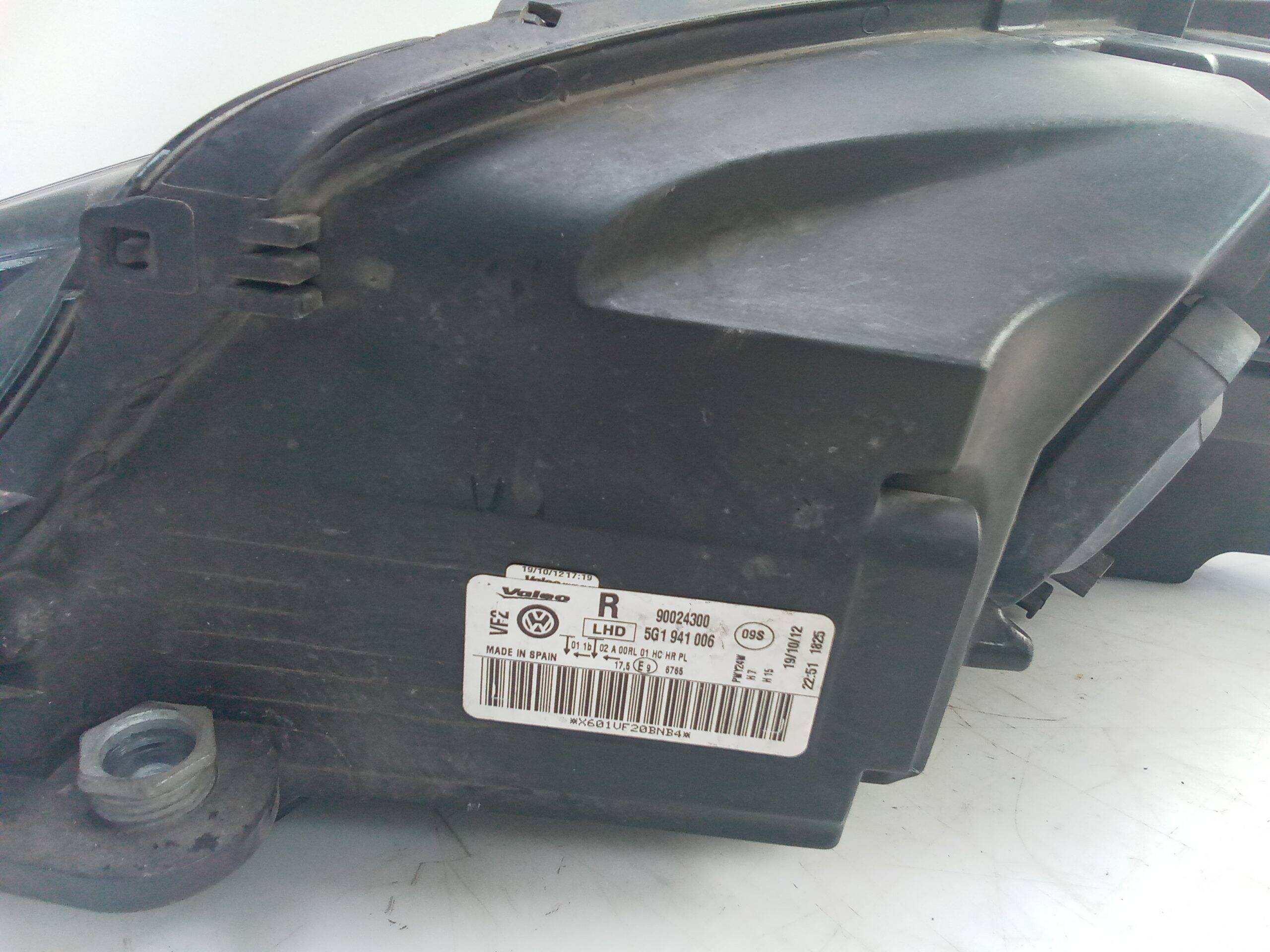 Faro derecho volkswagen golf vii (5g1/be1)(09.2012->)