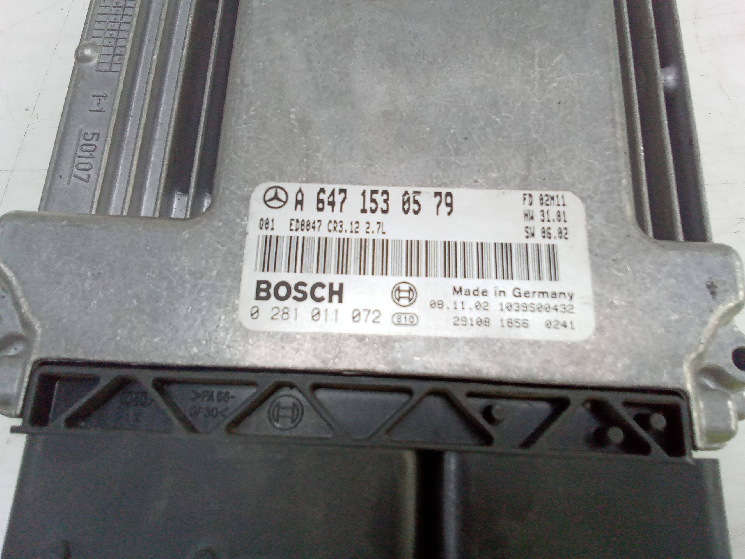 Centralita motor ecu mercedes-benz clase e (bm 211) berlina (01.2002->)