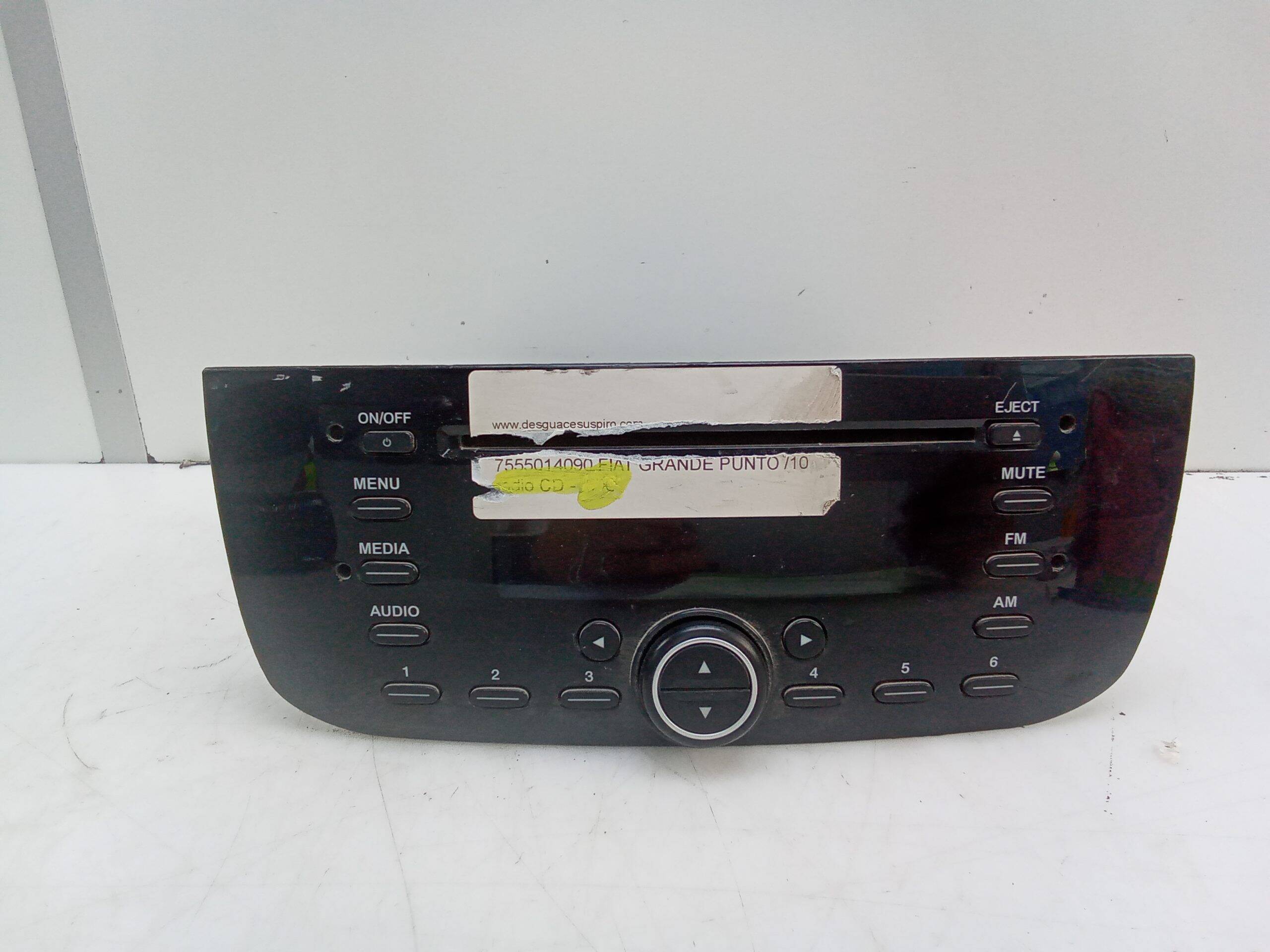 Sistema audio / radio cd fiat grande punto (199)(2005->)