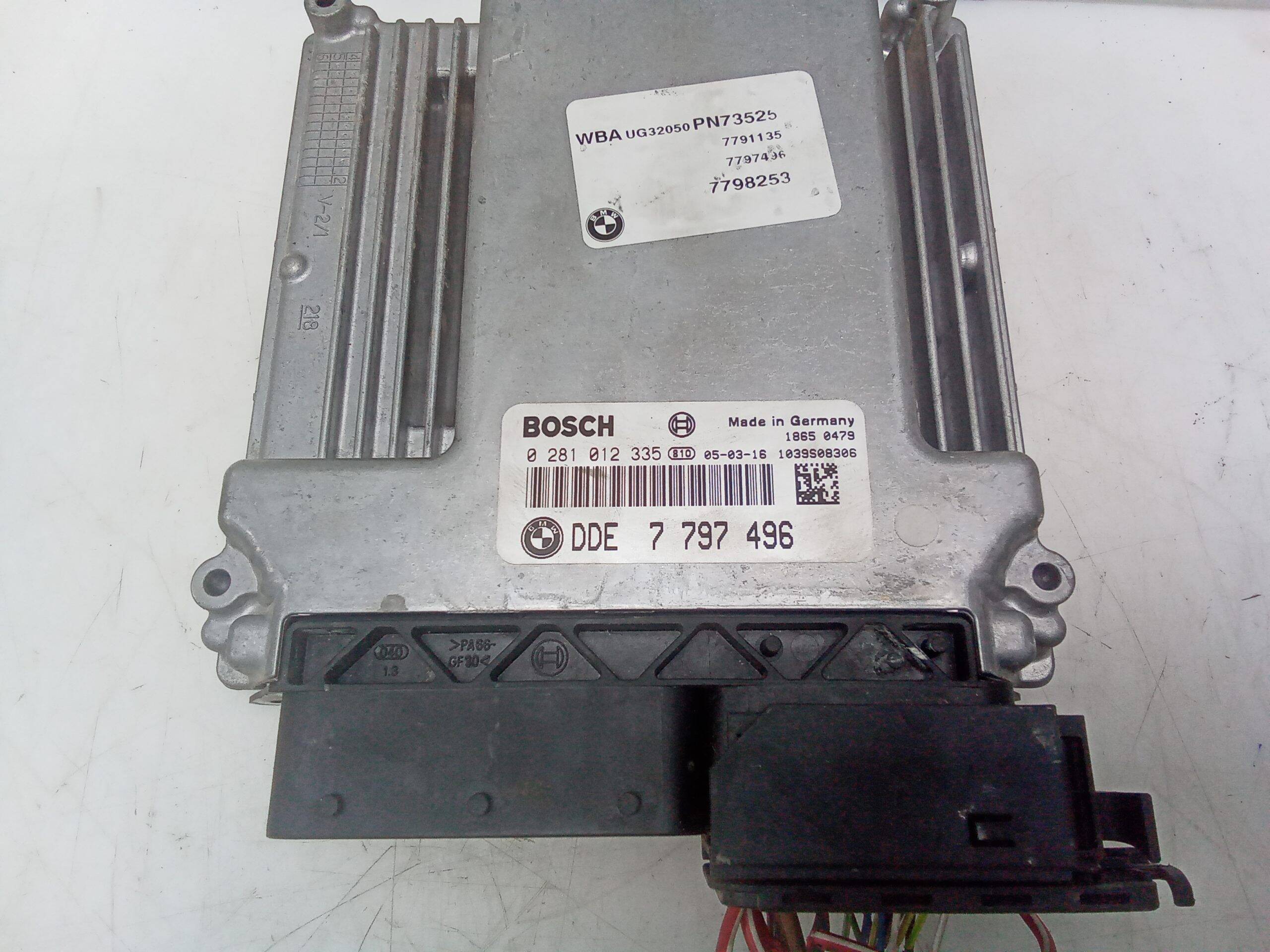 Centralita motor uce bmw serie 1 berlina (e81/e87)(2004->)