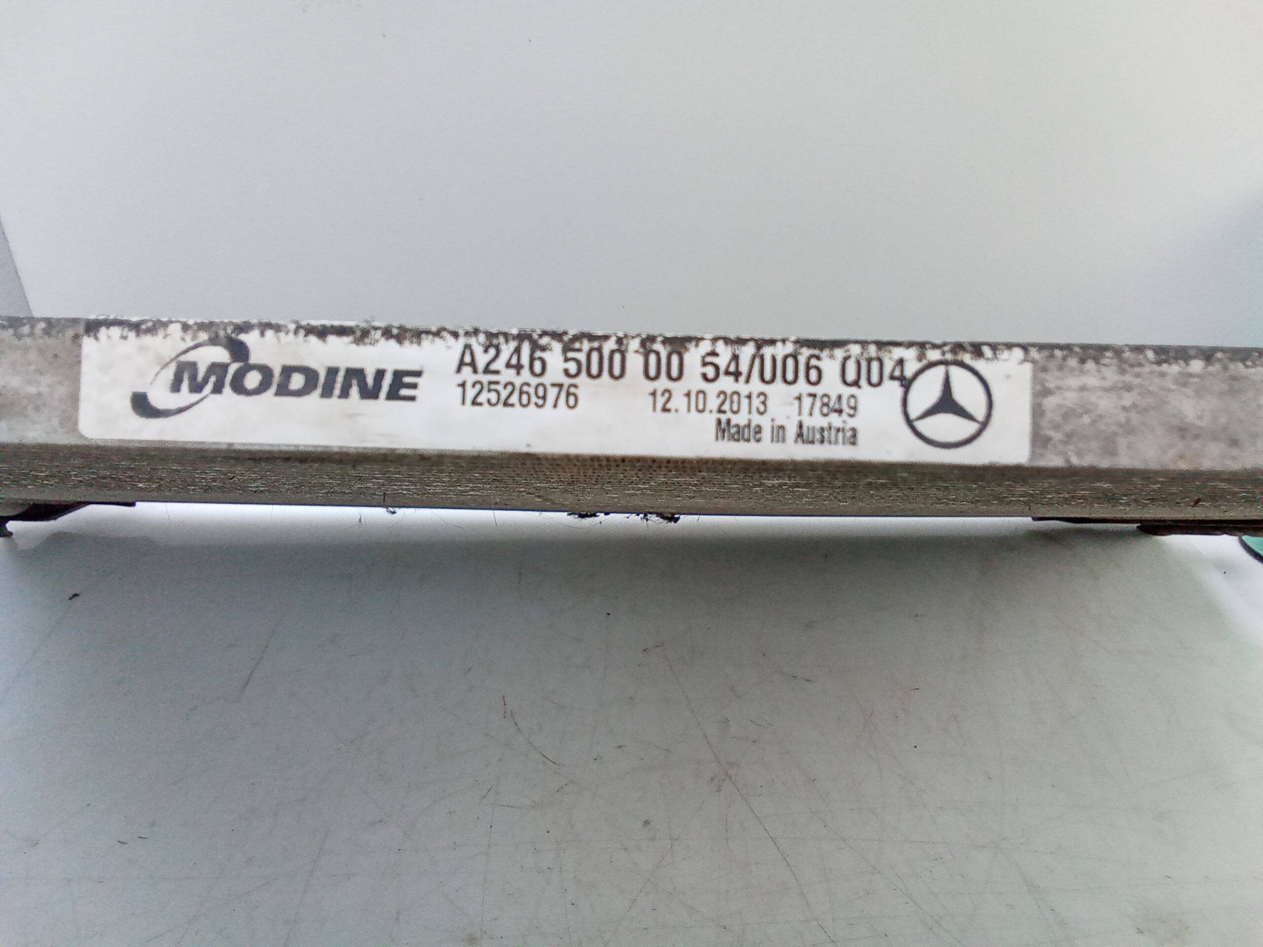 Radiador aire acondicionado mercedes-benz clase a (bm 176)(06.2012->)