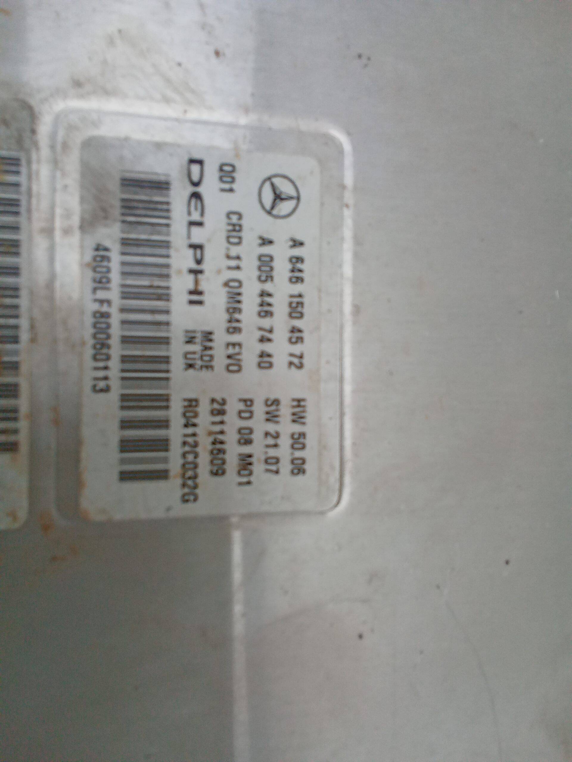 Centralita motor ecu mercedes-benz clase c (bm 204) berlina (01.2007->)