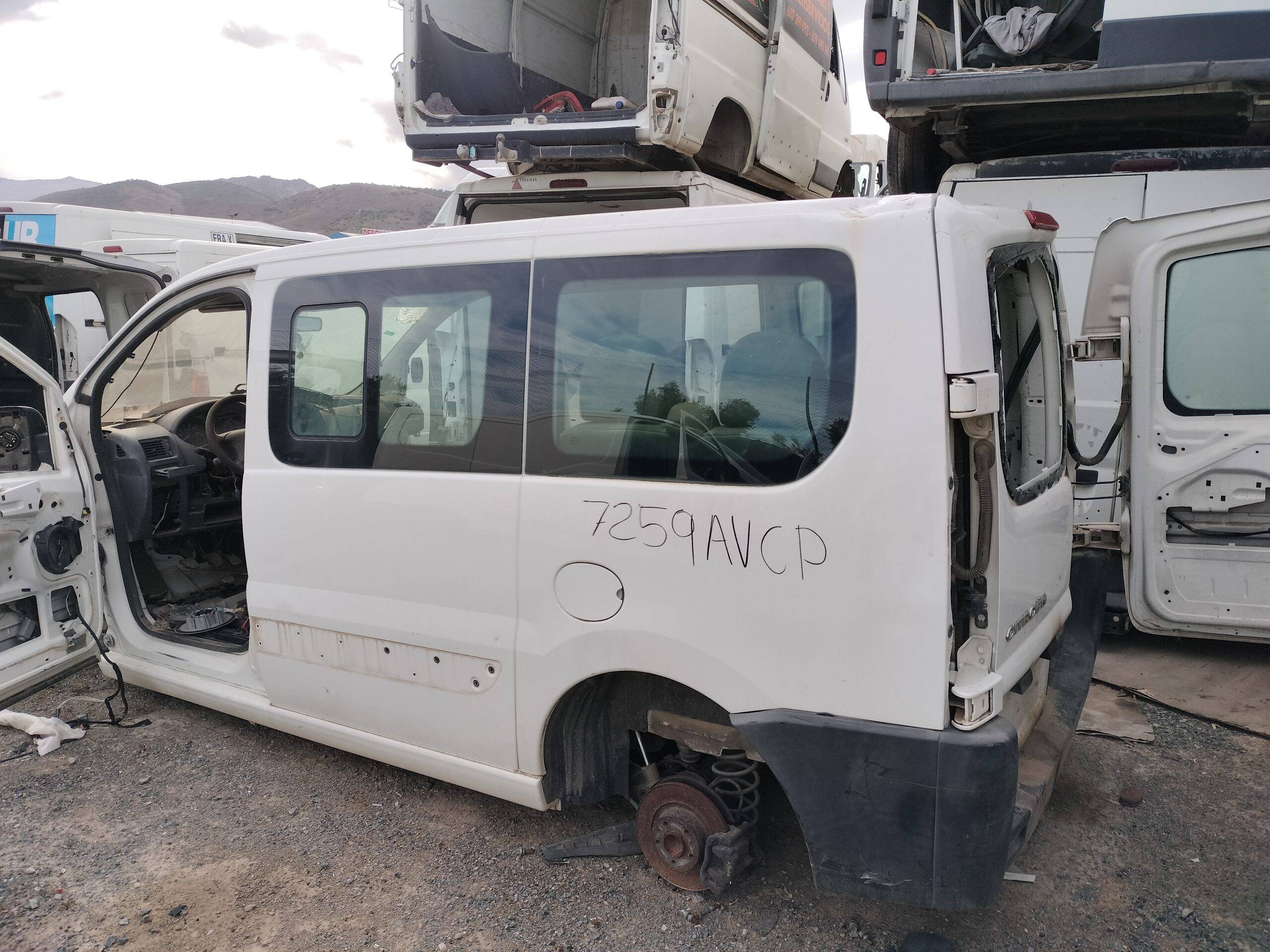 Cerradura puerta carga trasera derecha citroen jumpy (2007->)