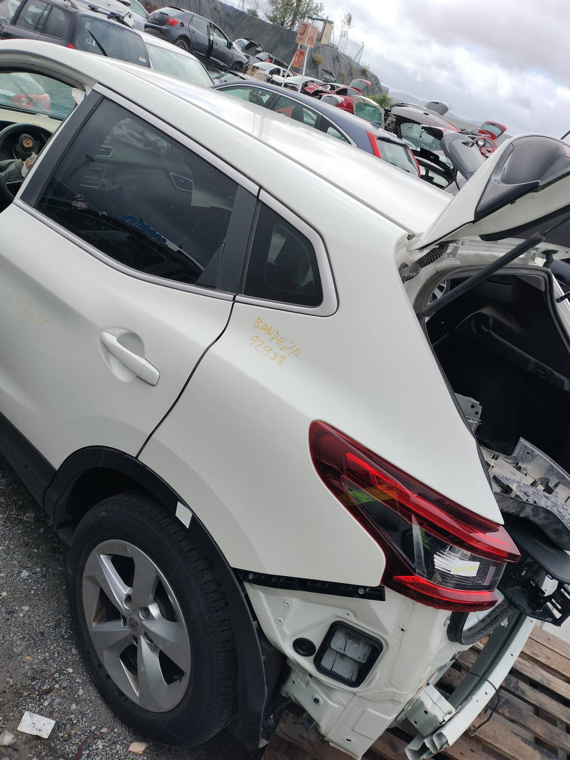 Corte chapa nissan qashqai ii (j11e)(2013->)