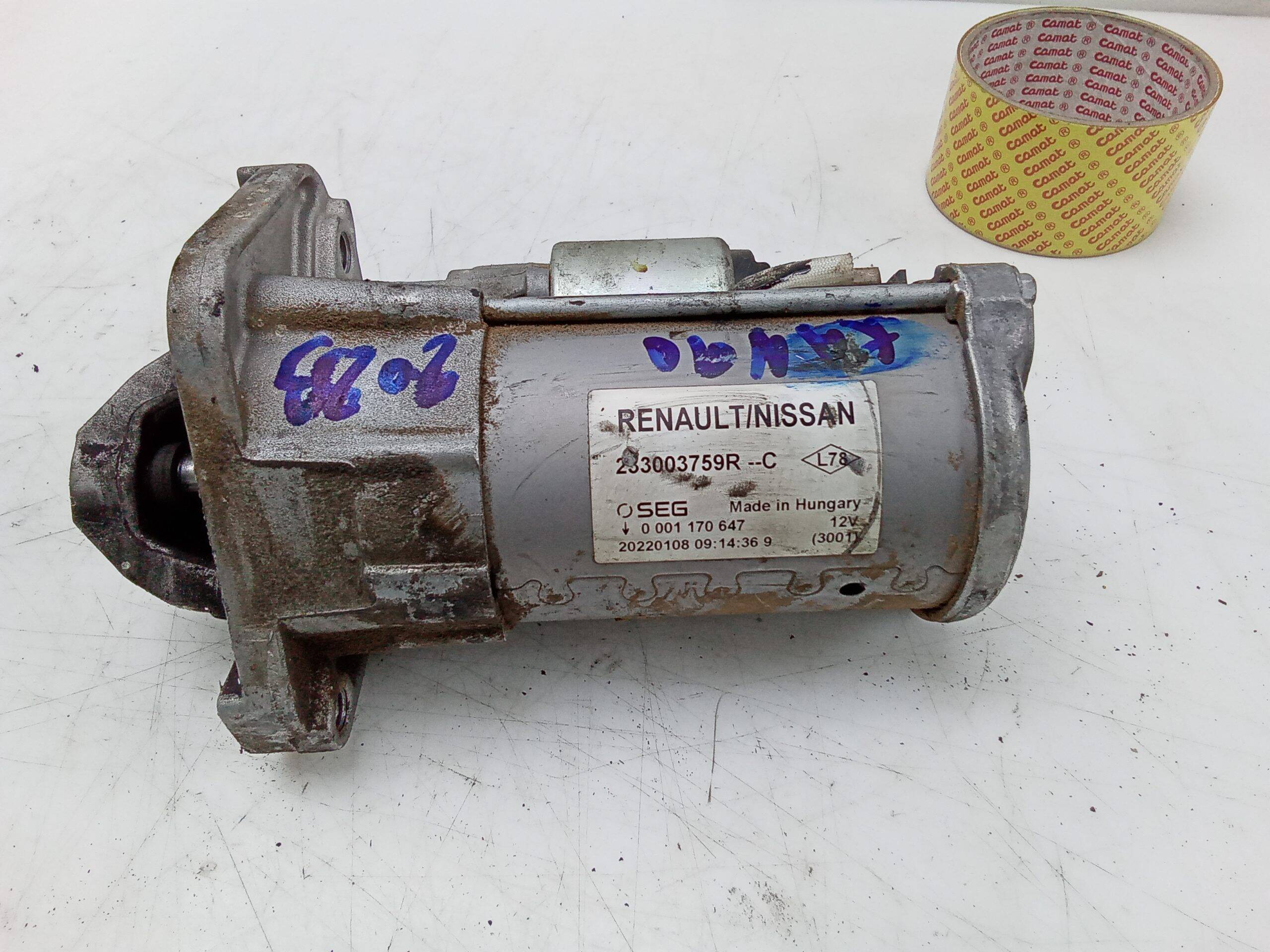 Motor arranque renault kangoo ii (f/kw0)(2008->)