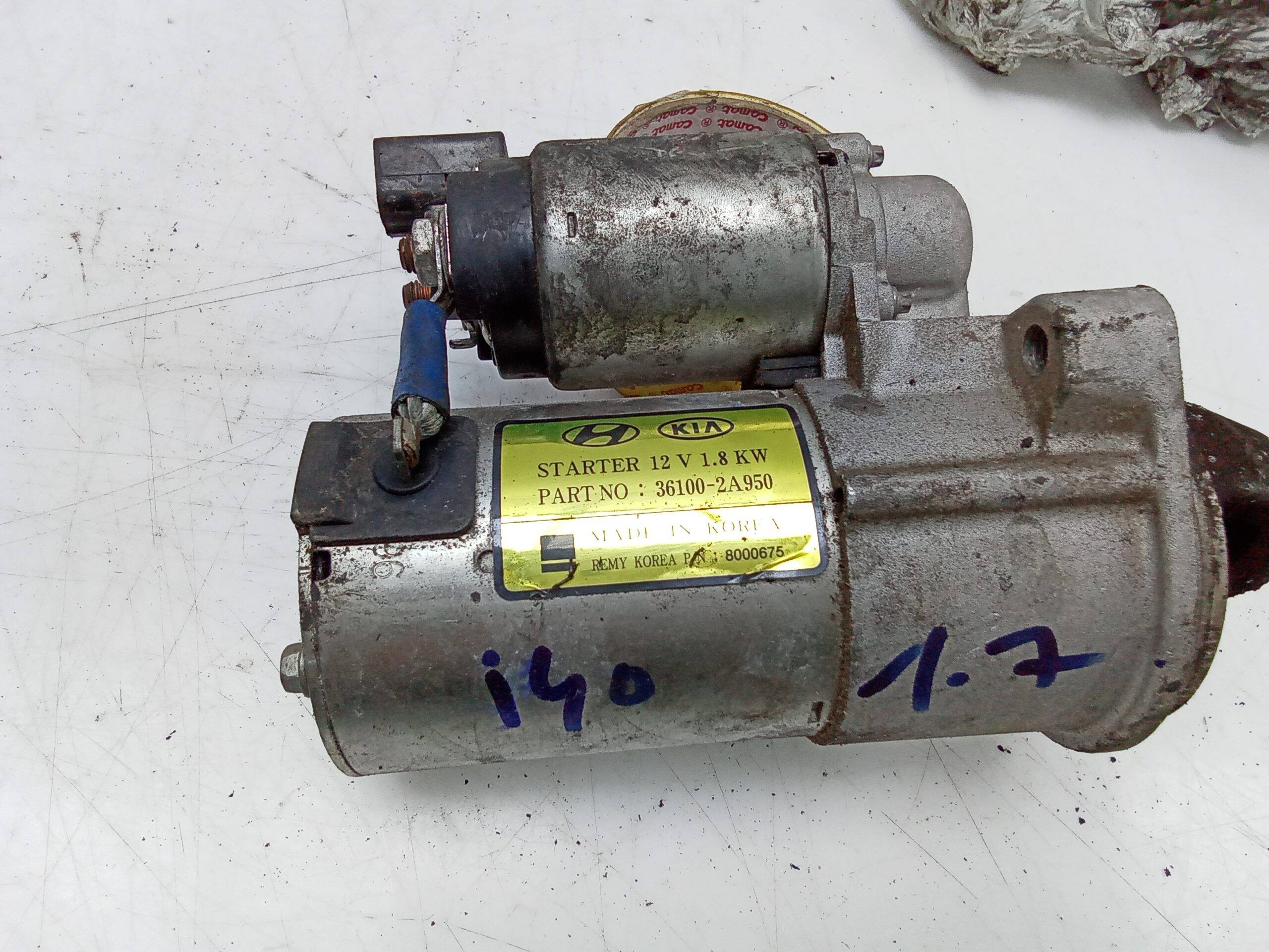 Motor arranque hyundai i40 (vf)(11.2011->)