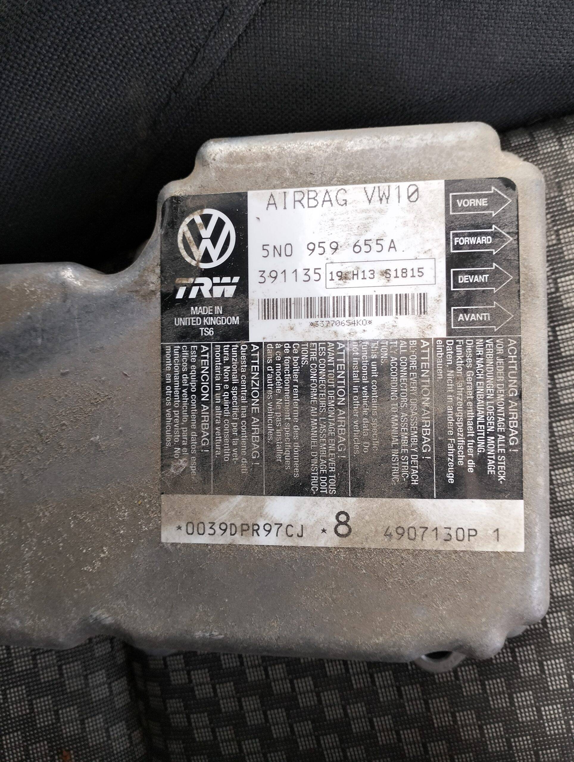 Centralita airbag seat leon (1p1)(05.2005->)