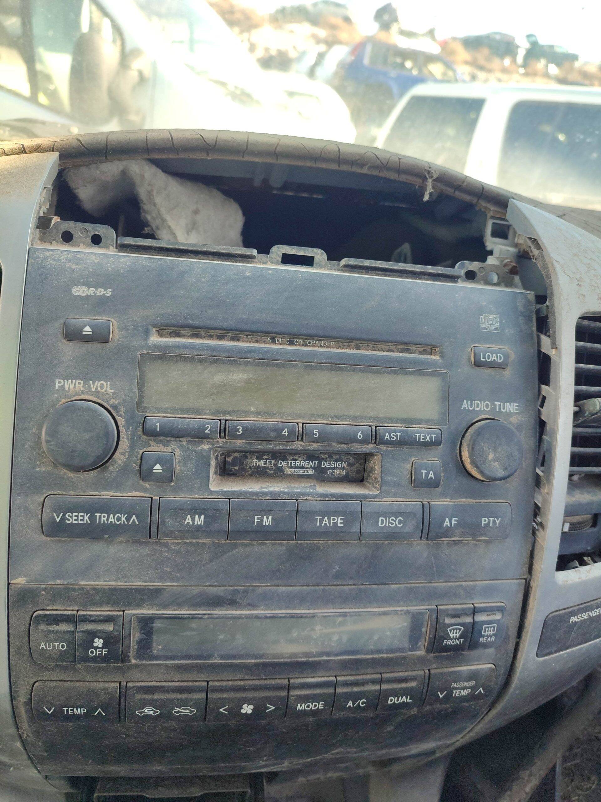 Sistema audio / radio cd toyota land cruiser (j12)(2003->)