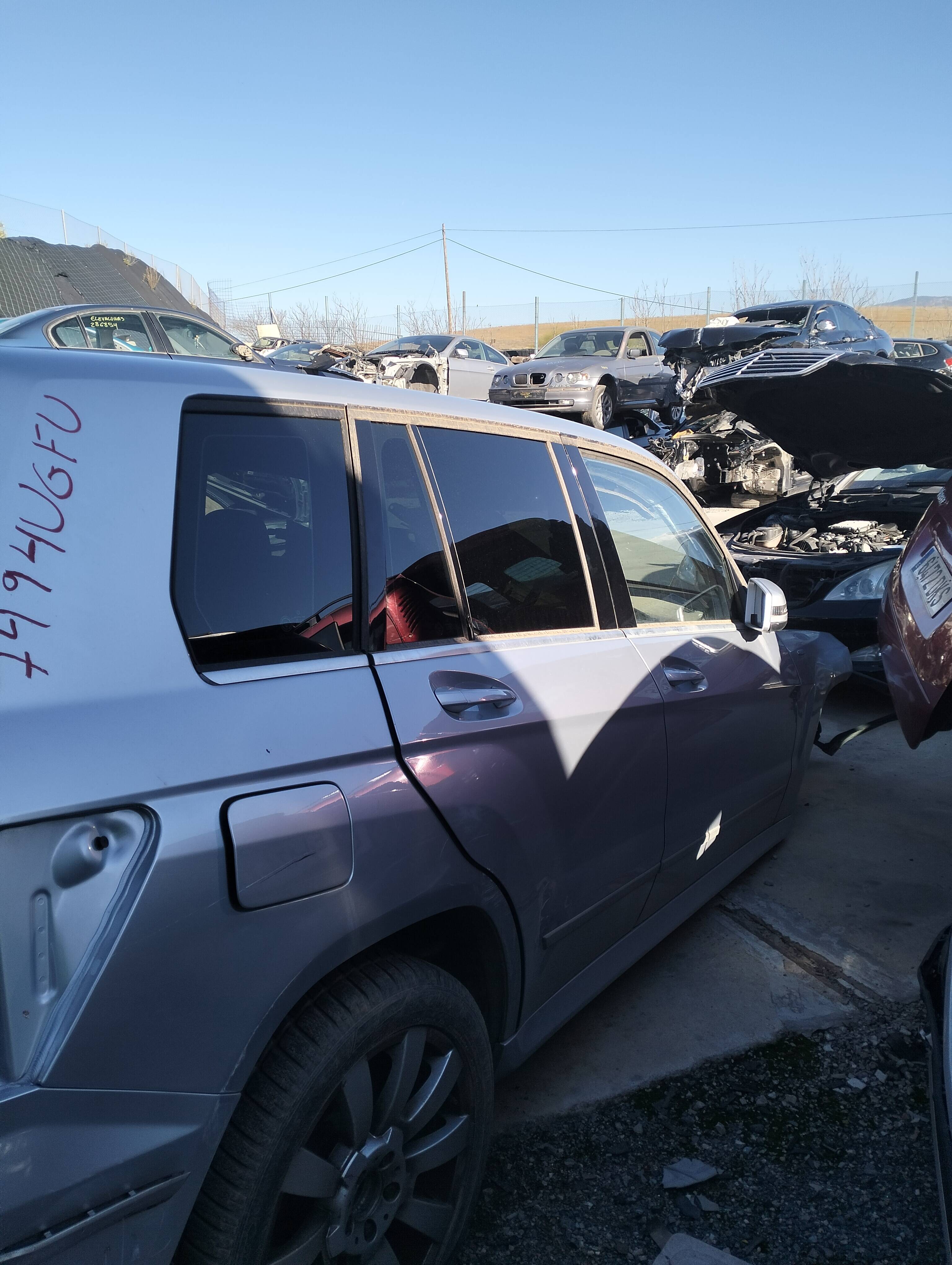 Spoiler talonera derecha mercedes-benz clase glk (bm 204)(10.2008->)