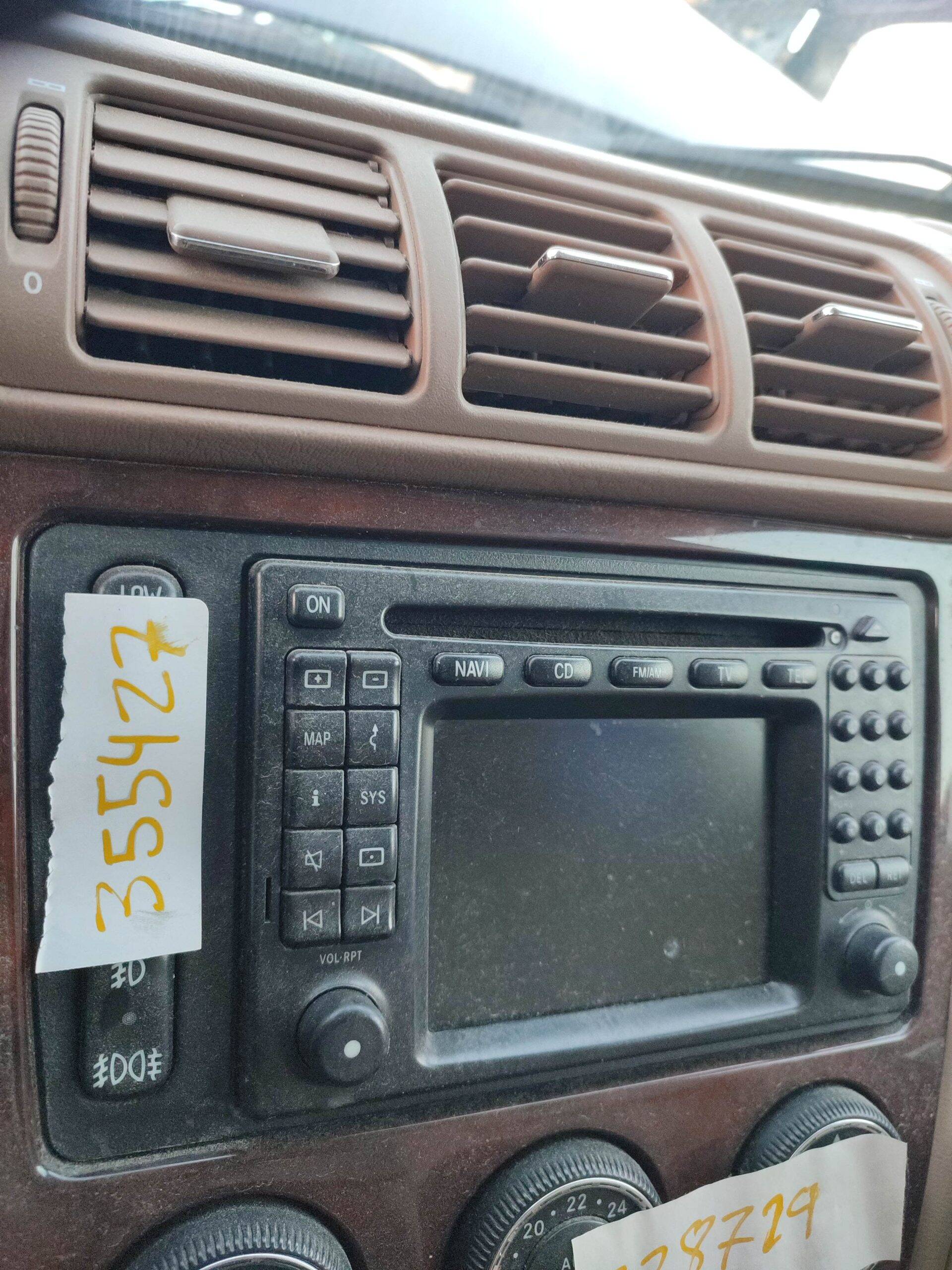 Marco radio / multifuncion mercedes-benz clase m (bm 163)(09.1997->)