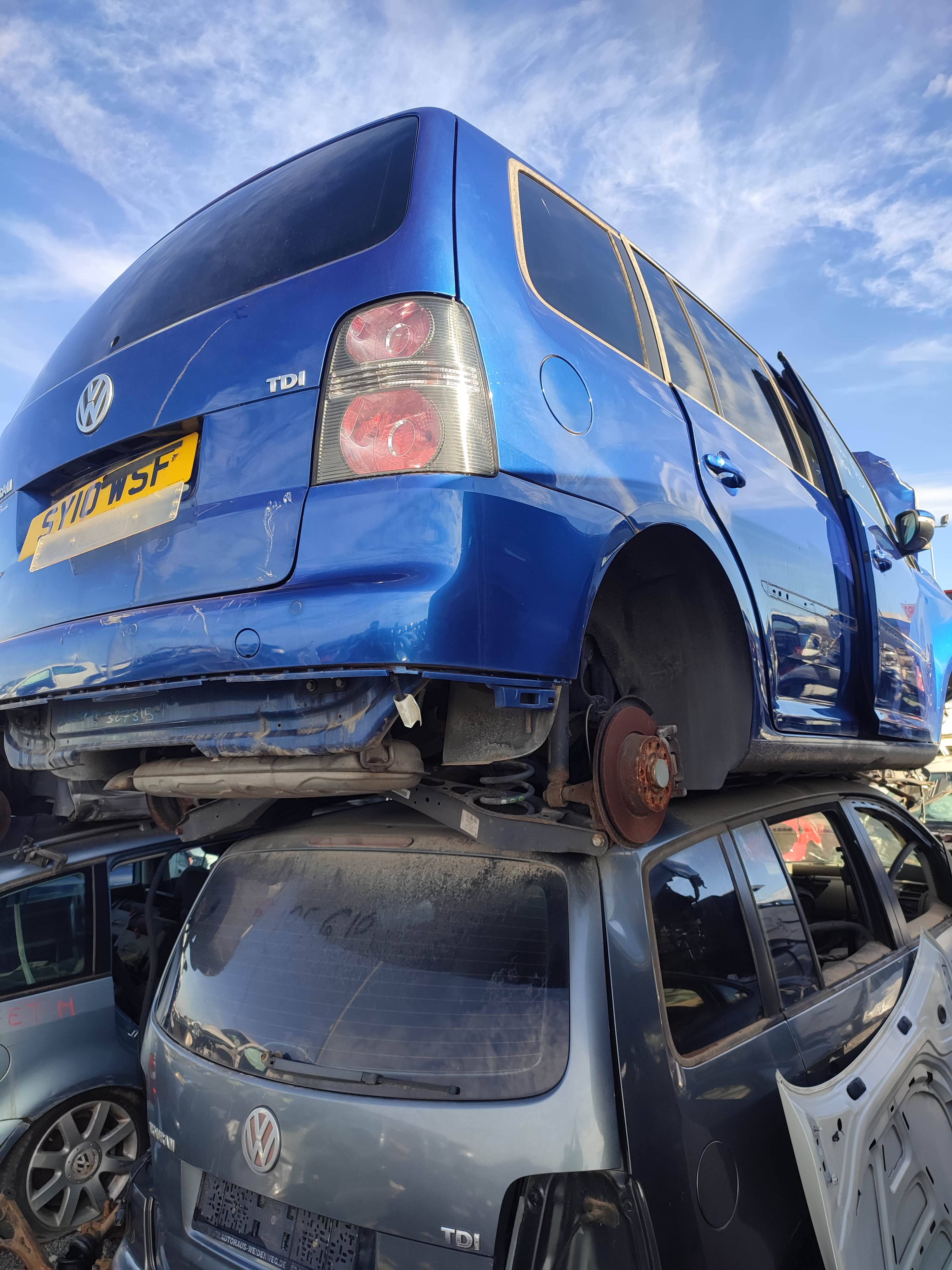 Pinza freno trasera derecha volkswagen touran (1t2)(11.2006->)