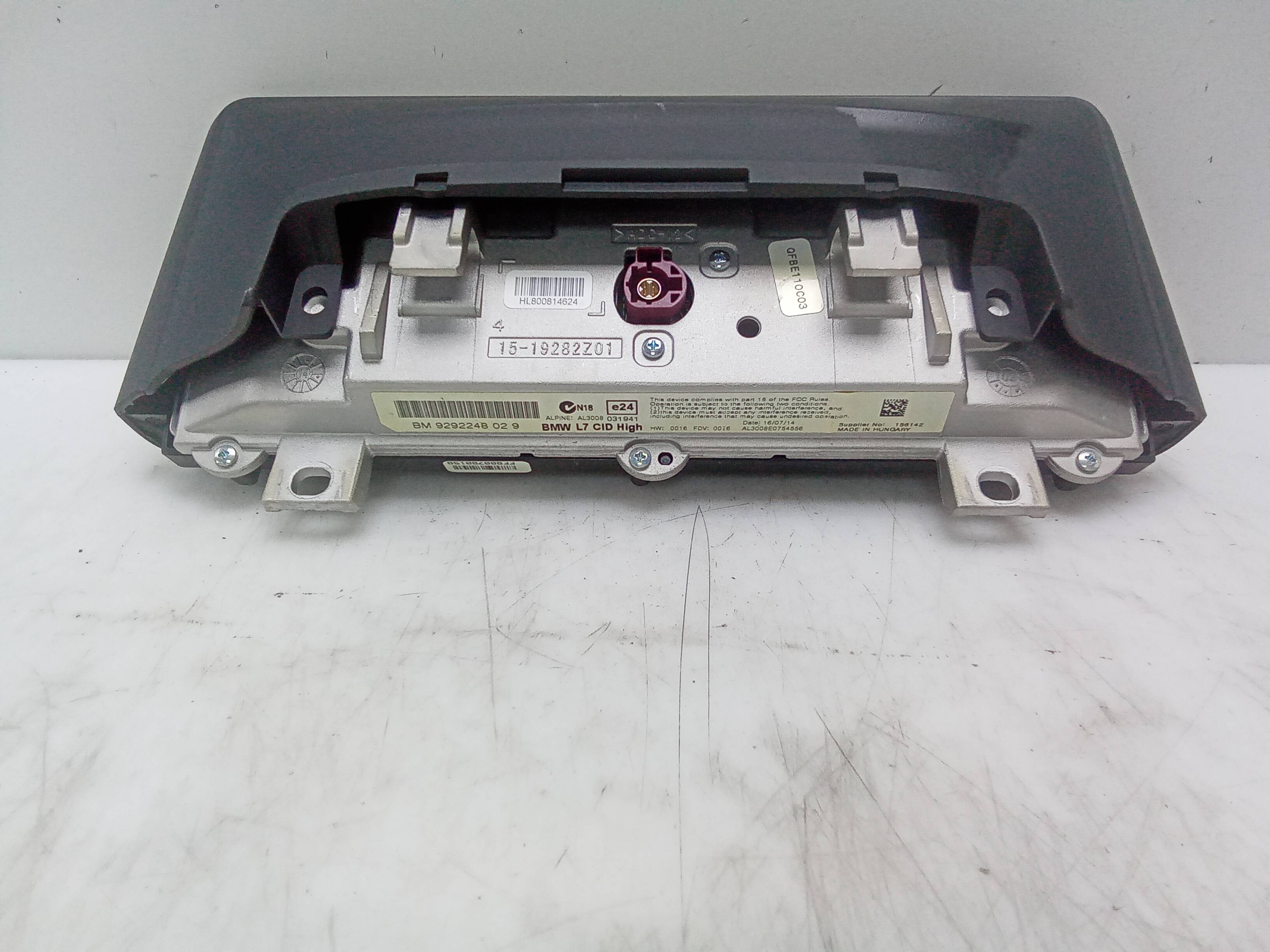 Pantalla multifuncion bmw serie 3 touring (f31)(2012->)