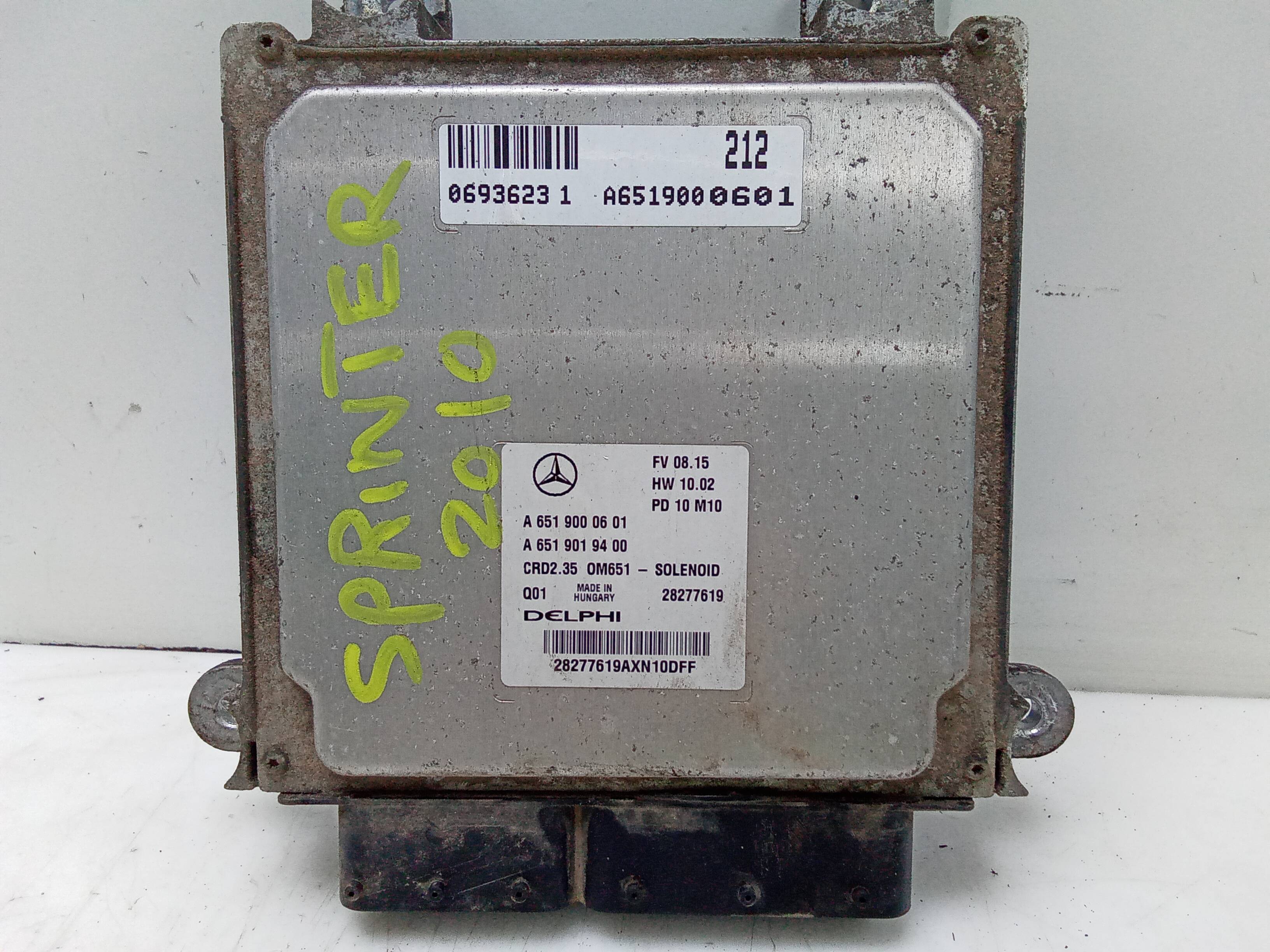 Centralita motor uce mercedes-benz sprinter 3-t caja/chasis (906)