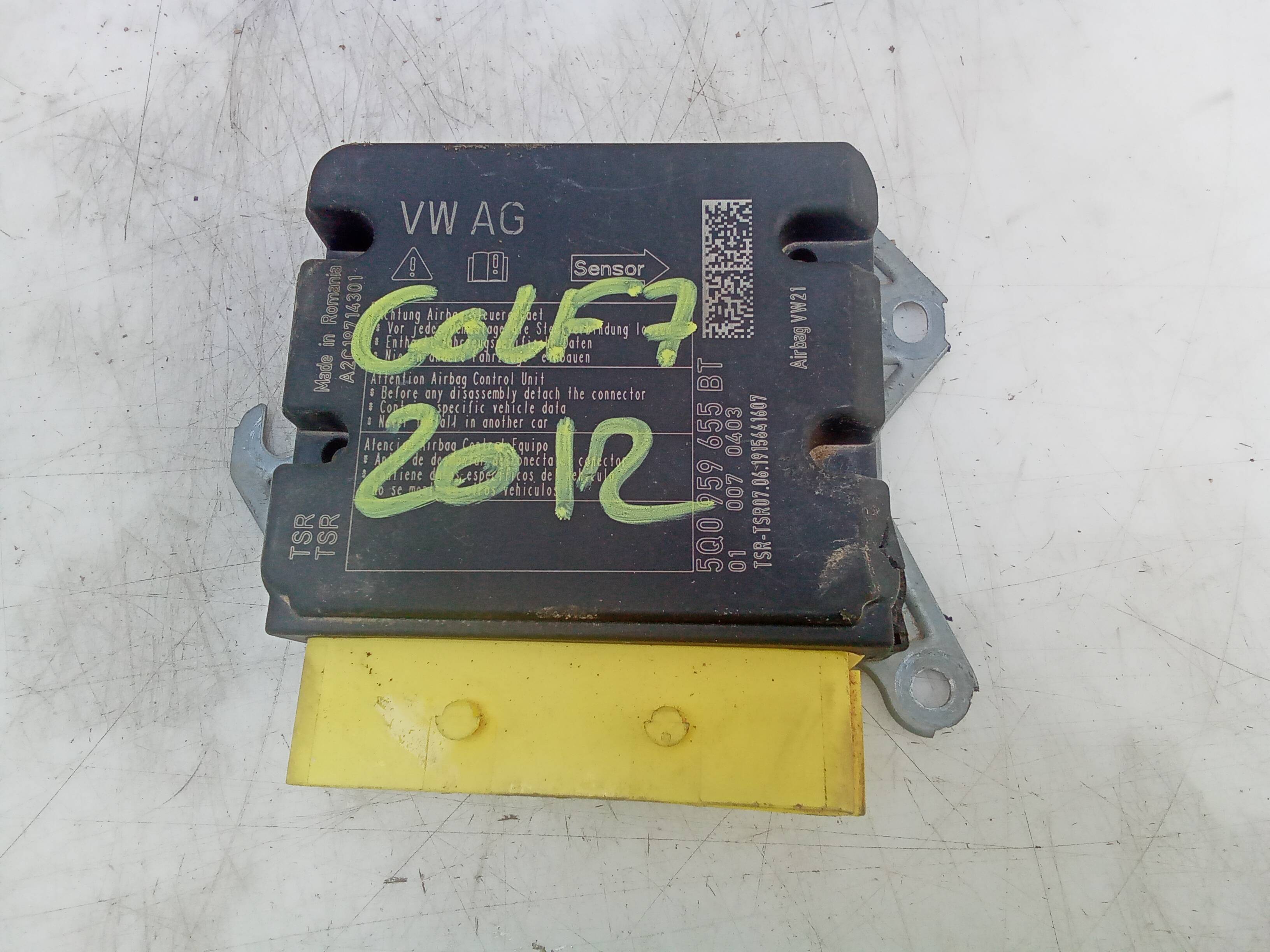 Centralita airbag volkswagen golf vii (5g1/be1)(09.2012->)