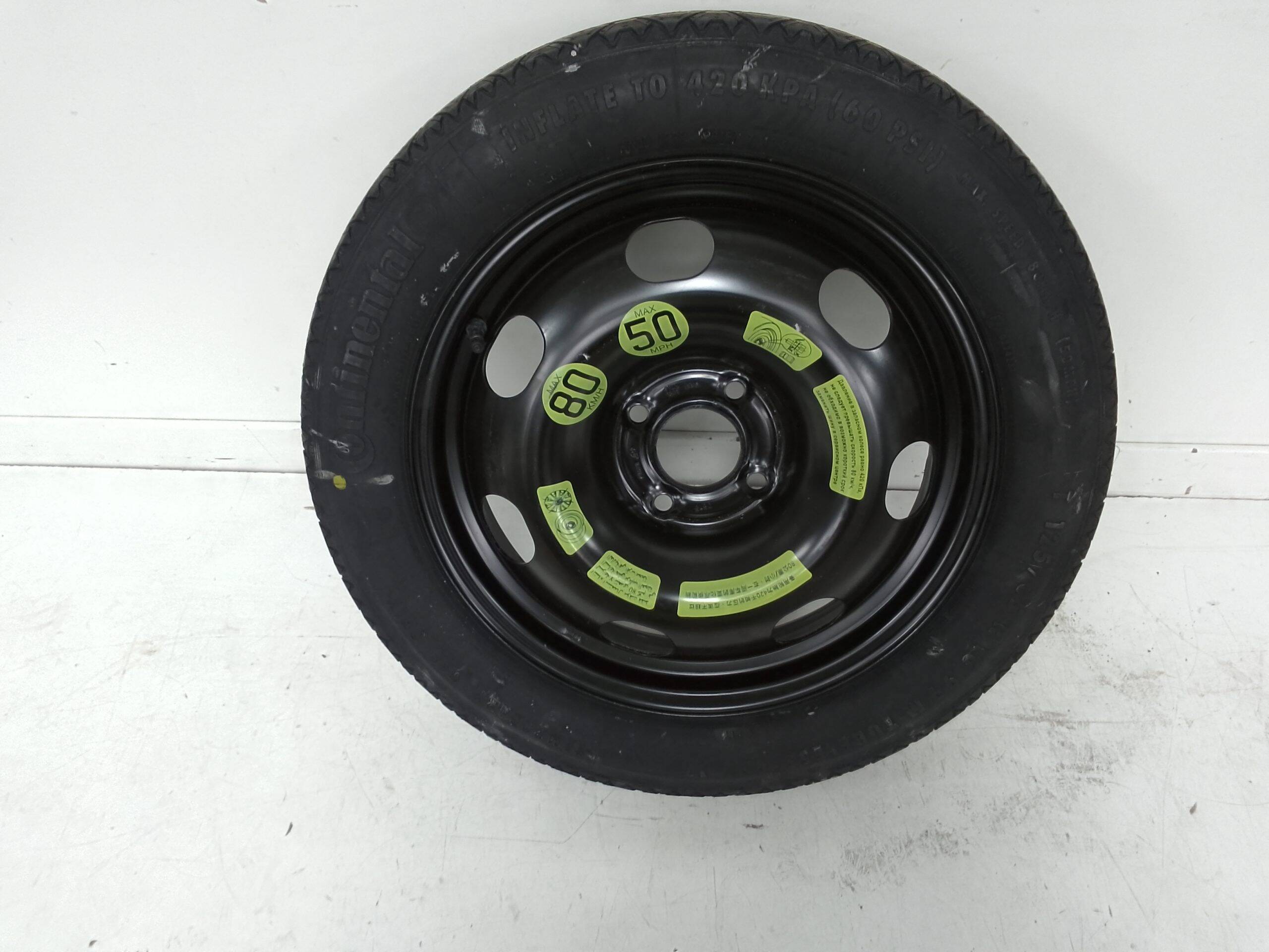 Rueda de repuesto ( galleta ) citroen c4 cactus (2014->)