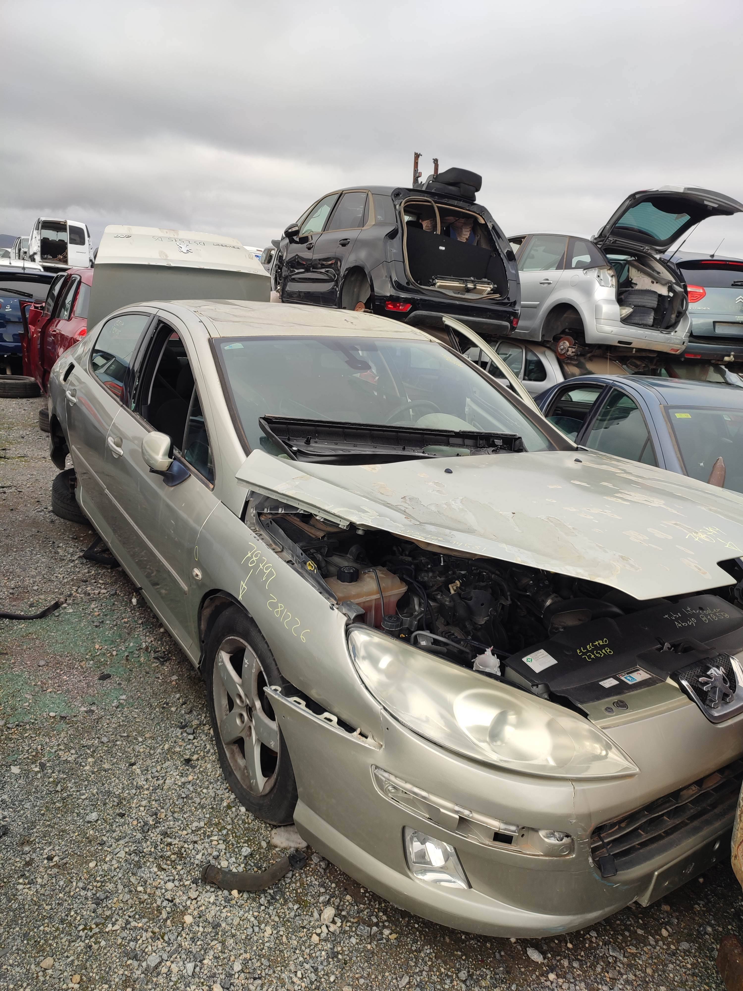 Frente de fibra peugeot 407 (2004->)