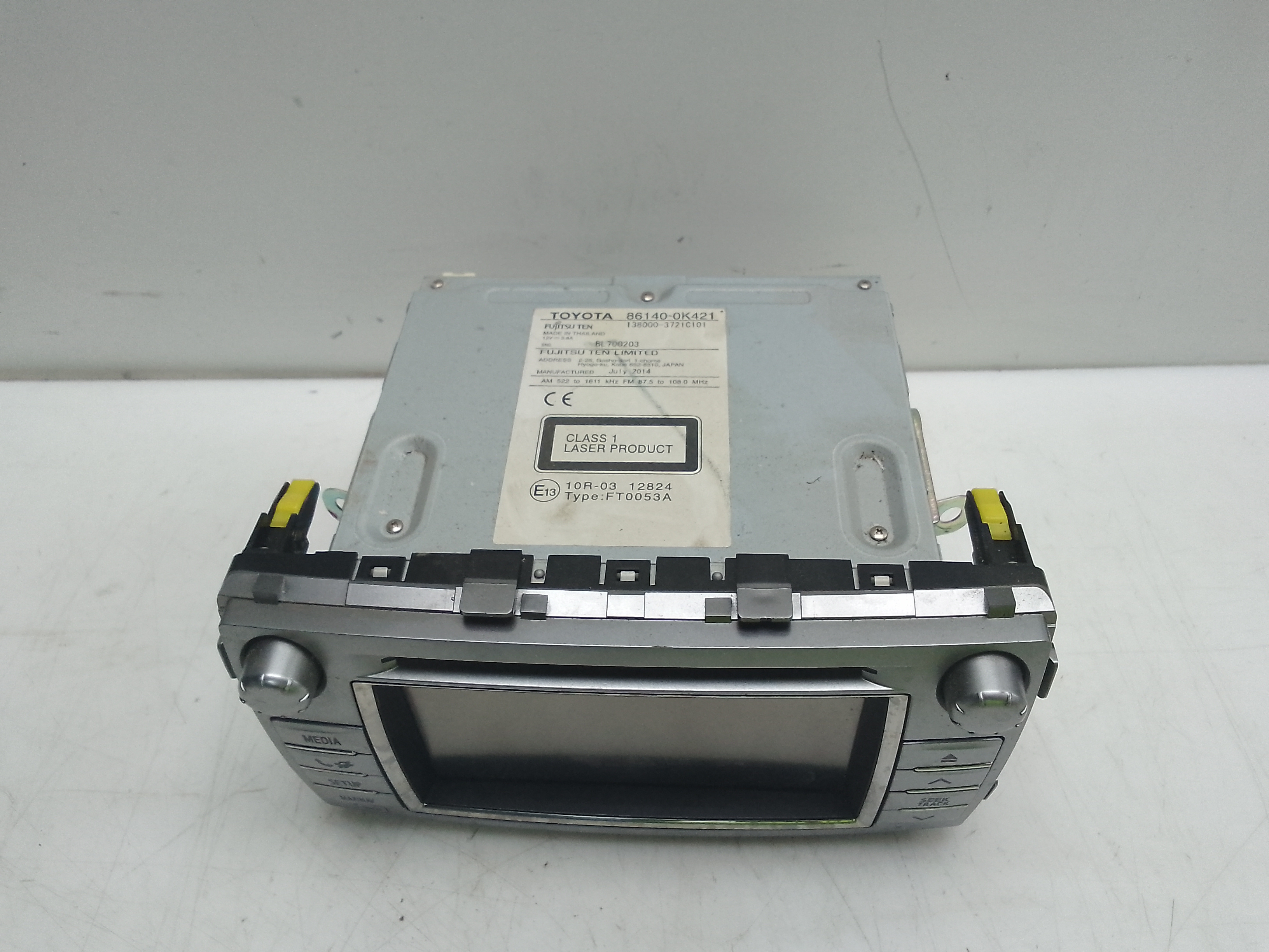 Sistema audio / radio cd toyota hilux (kun)(2005->)