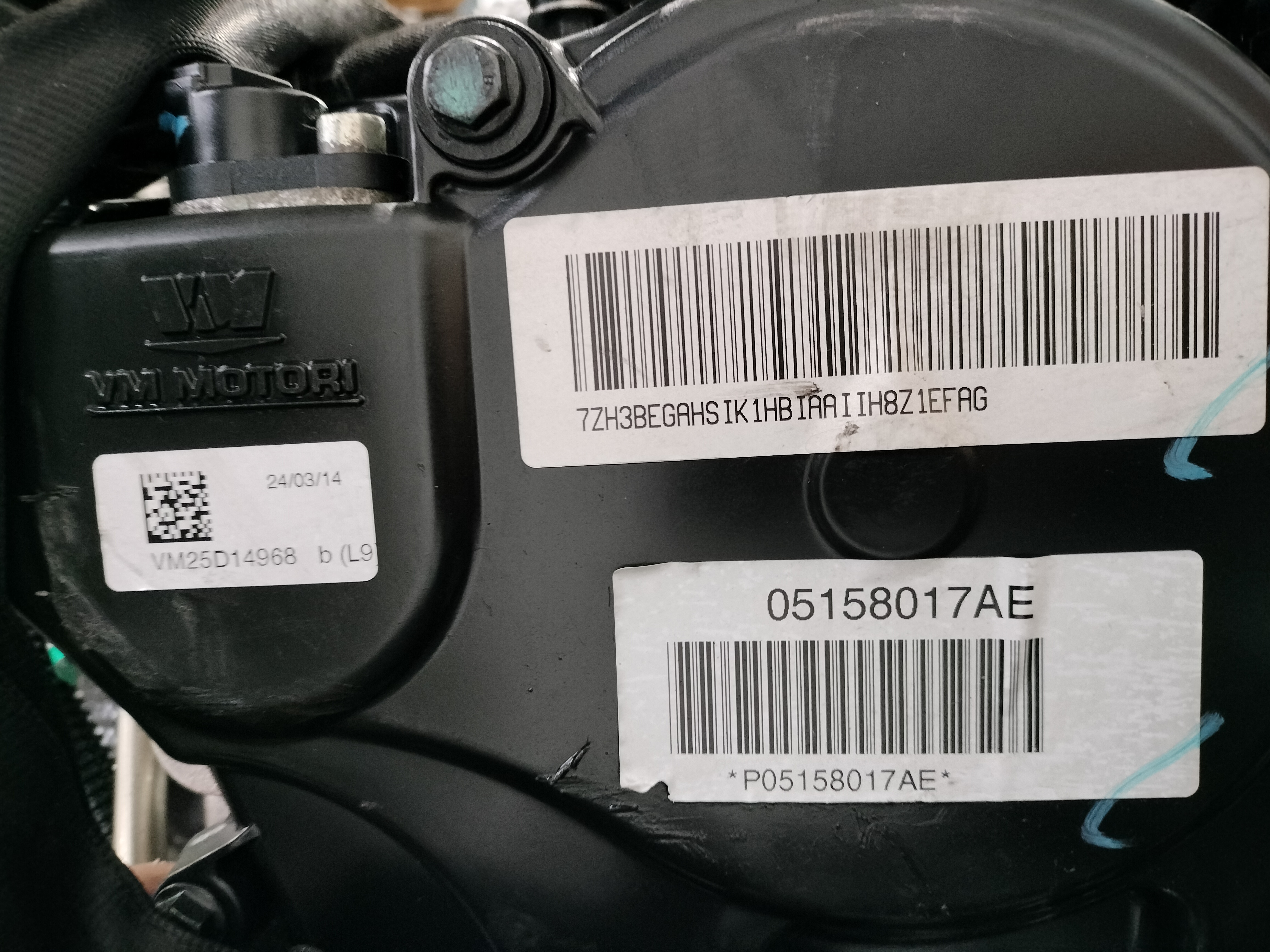 Motor completo lancia voyager (404)(2011->)