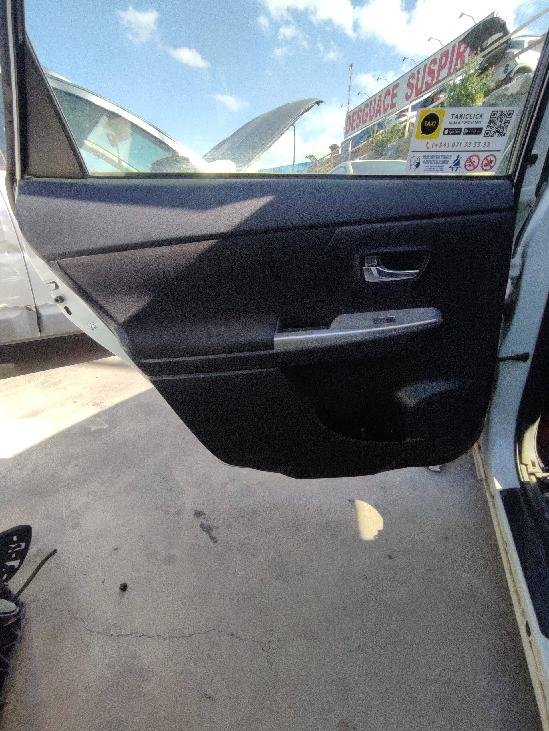 Guarnecido puerta trasera izquierda toyota prius + (zvw40)(2012->)