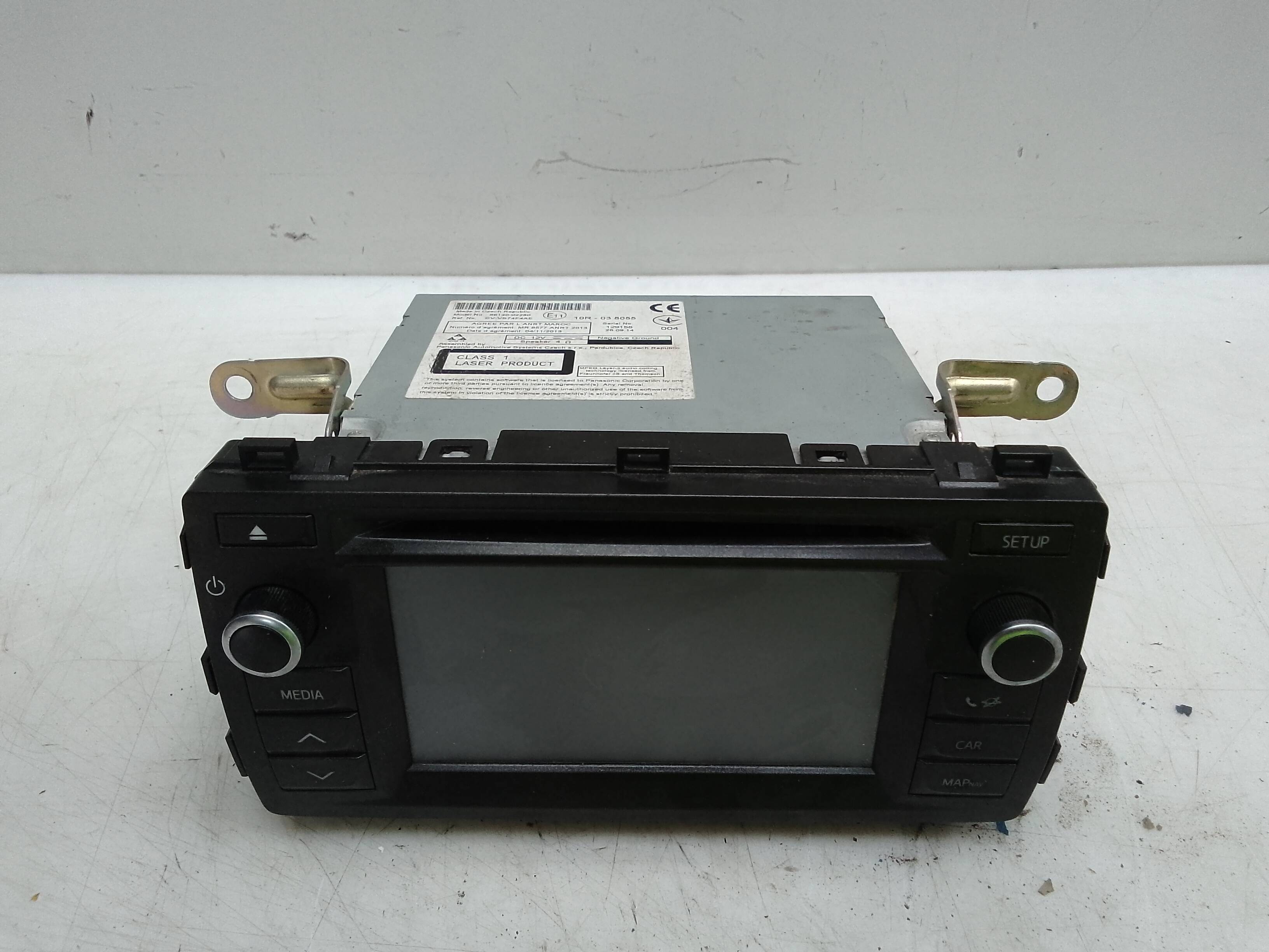 Sistema audio/radio cd toyota auris (e18)(10.2012->)