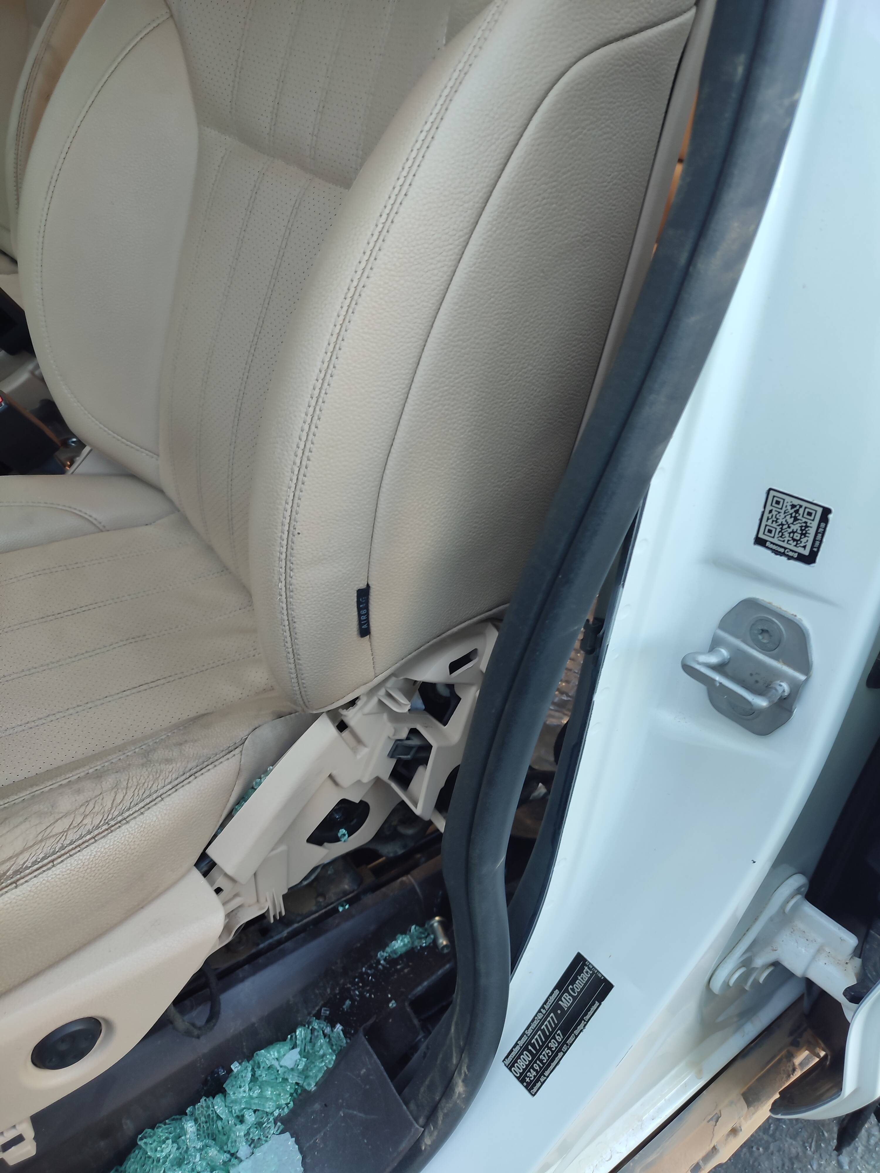 Asiento delantero izquierdo mercedes-benz clase gle (bm 166)(04.2015->)