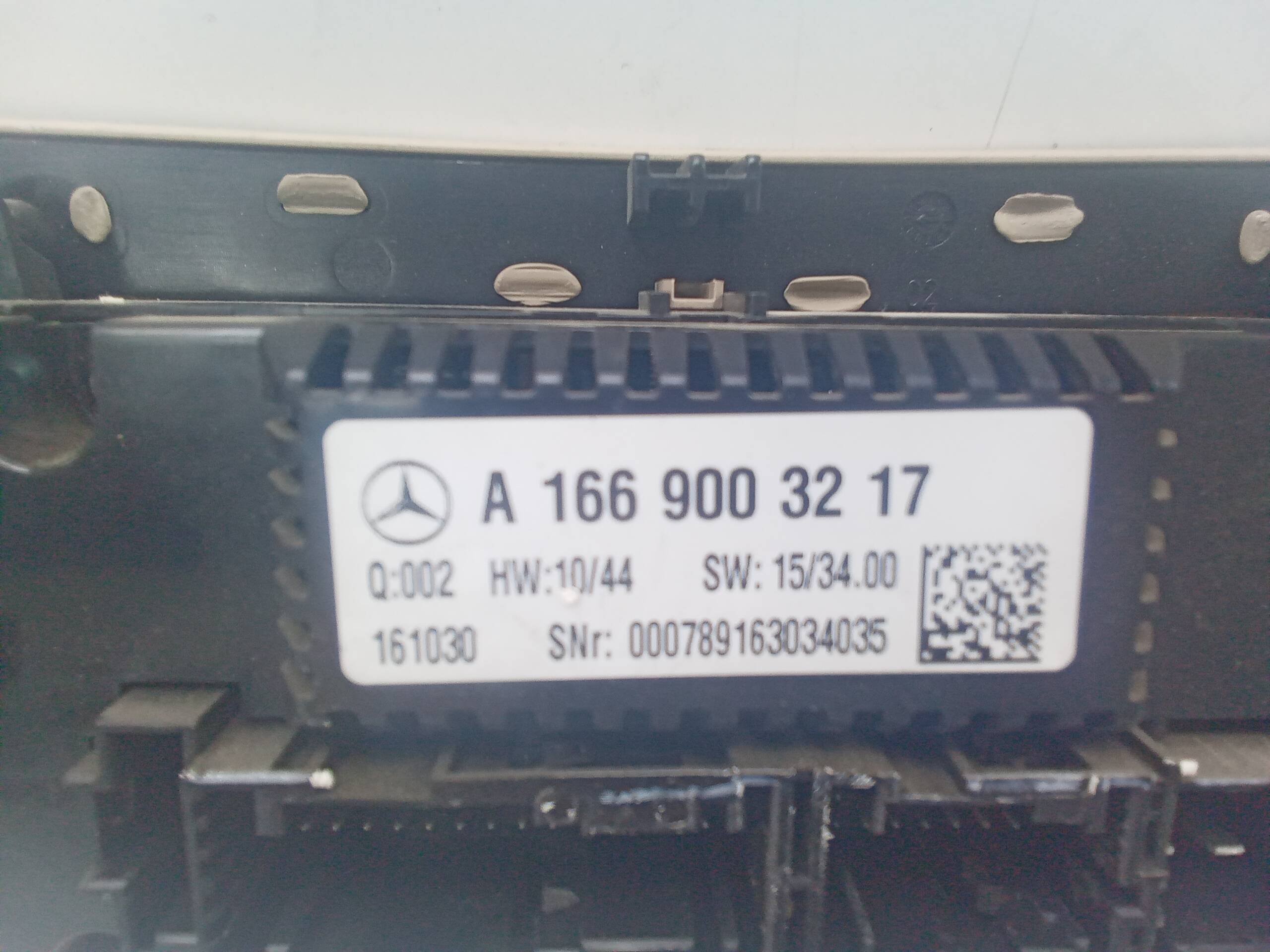 Mando clima bizona mercedes-benz clase gle (bm 166)(04.2015->)