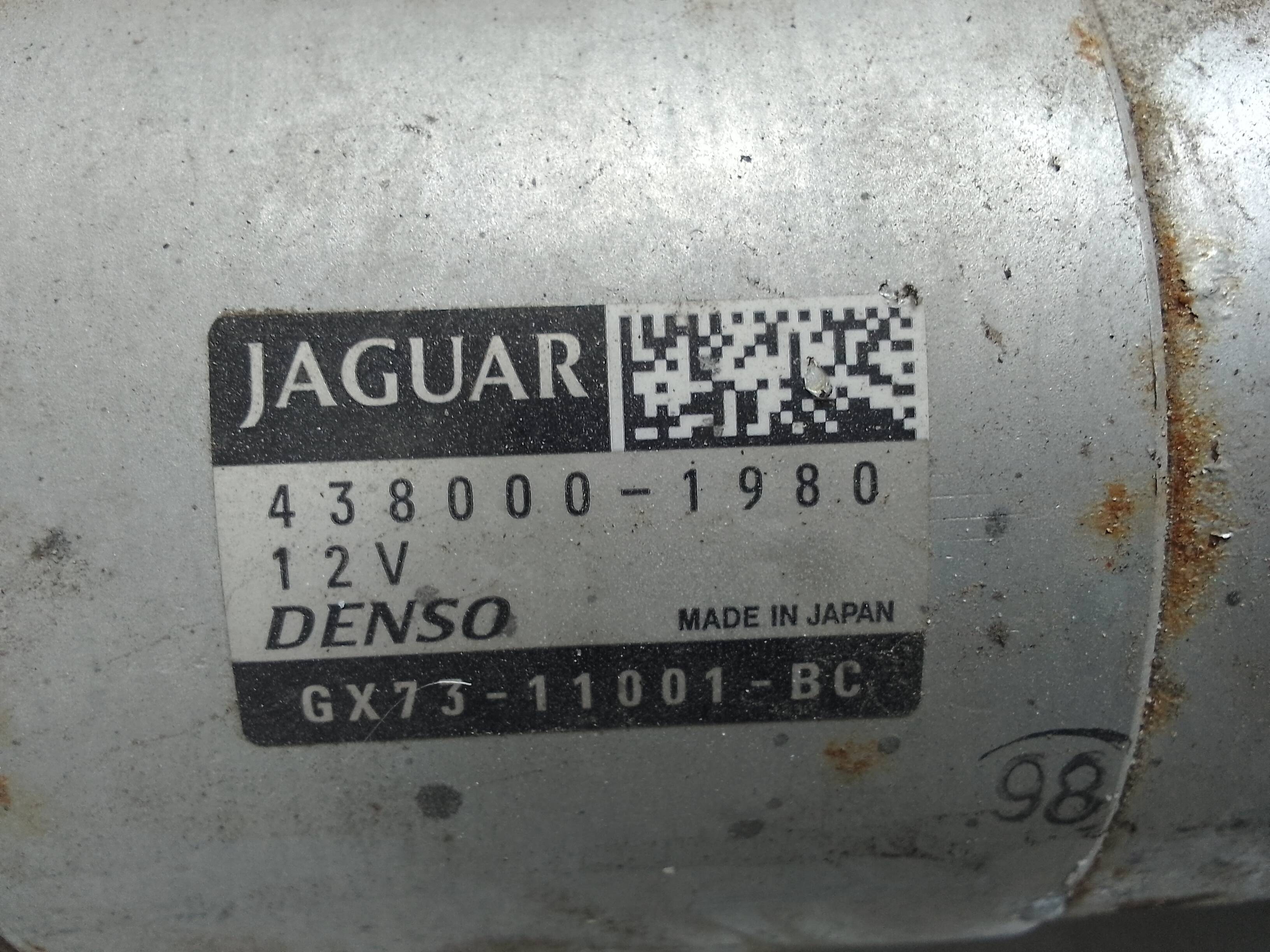 Motor arranque jaguar f-pace (09.2015->)