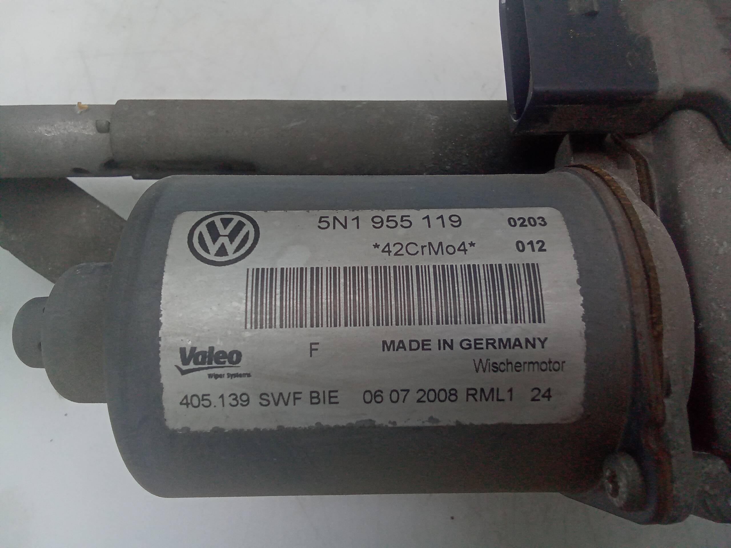 Motor limpia delantero volkswagen tiguan (5n1)(11.2007->)