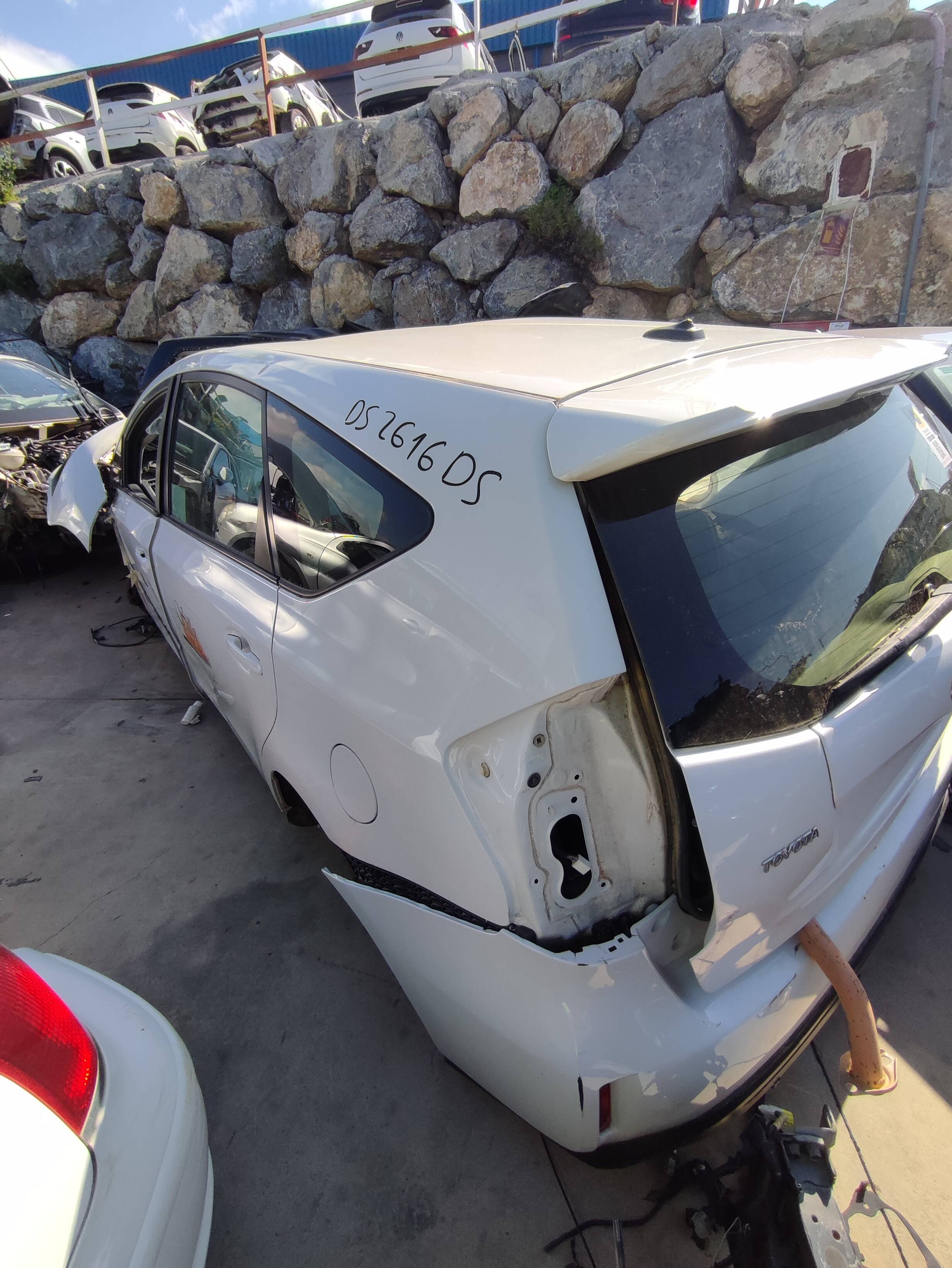 Guarnecido puerta trasera izquierda toyota prius + (zvw40)(2012->)