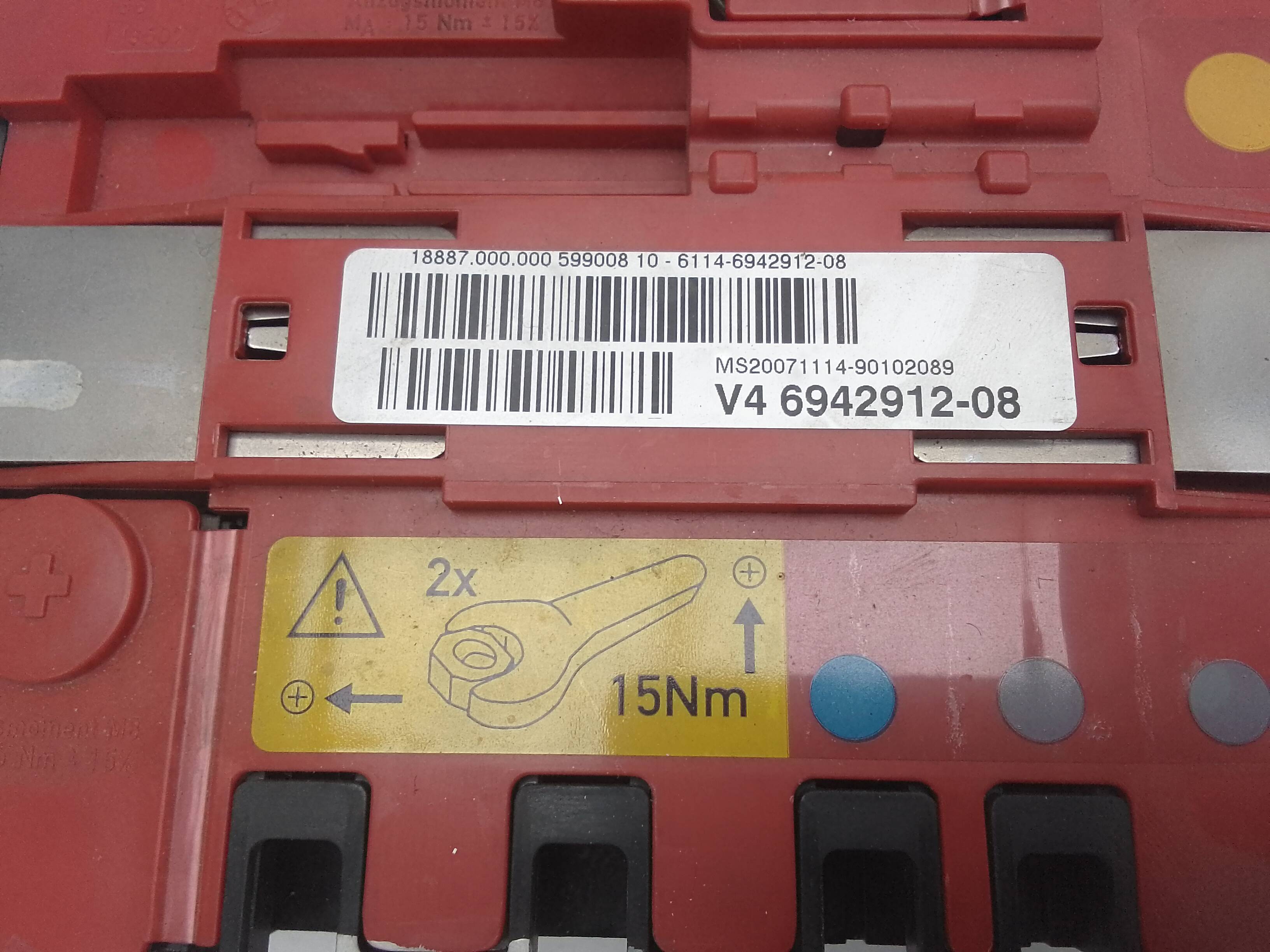 Fusible bateria bmw serie 3 coupe (e92)(2006->)