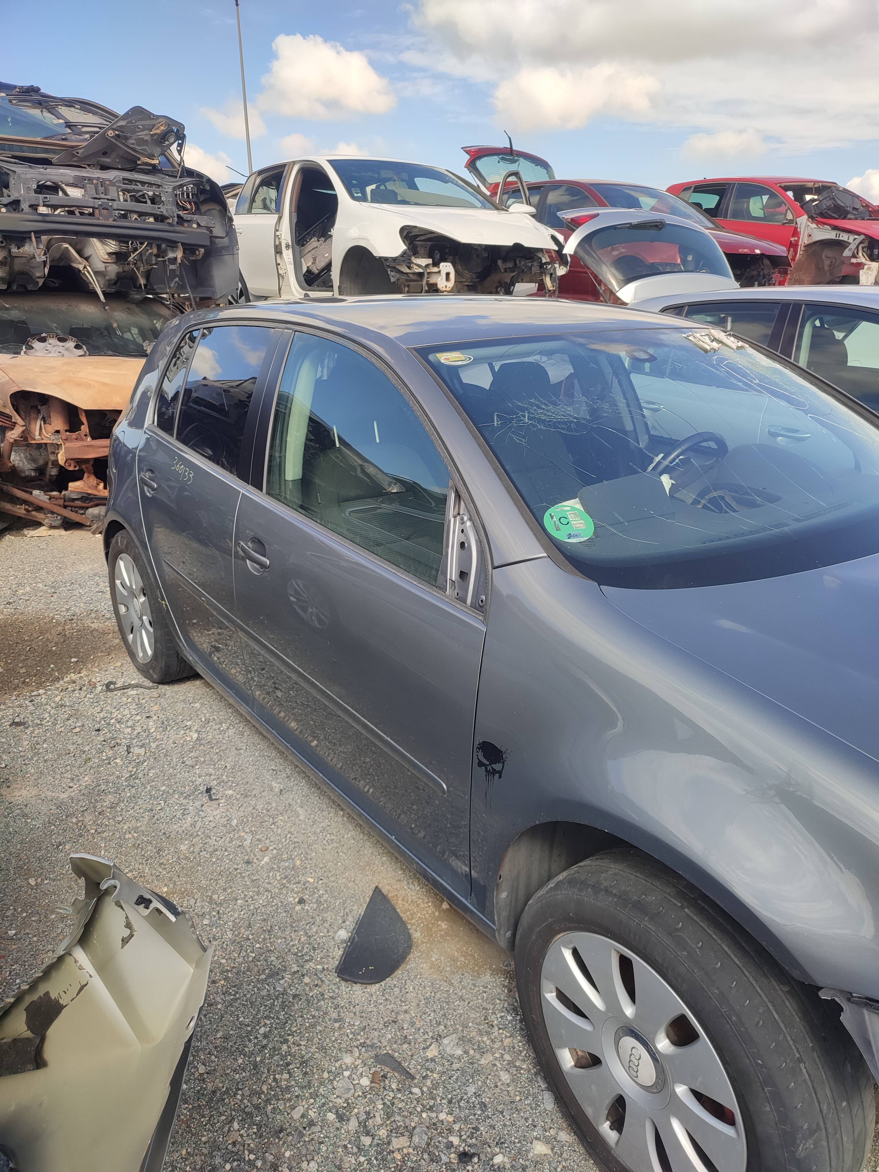 Airbag cortina delantero derecho volkswagen golf v (1k1)(2003->)