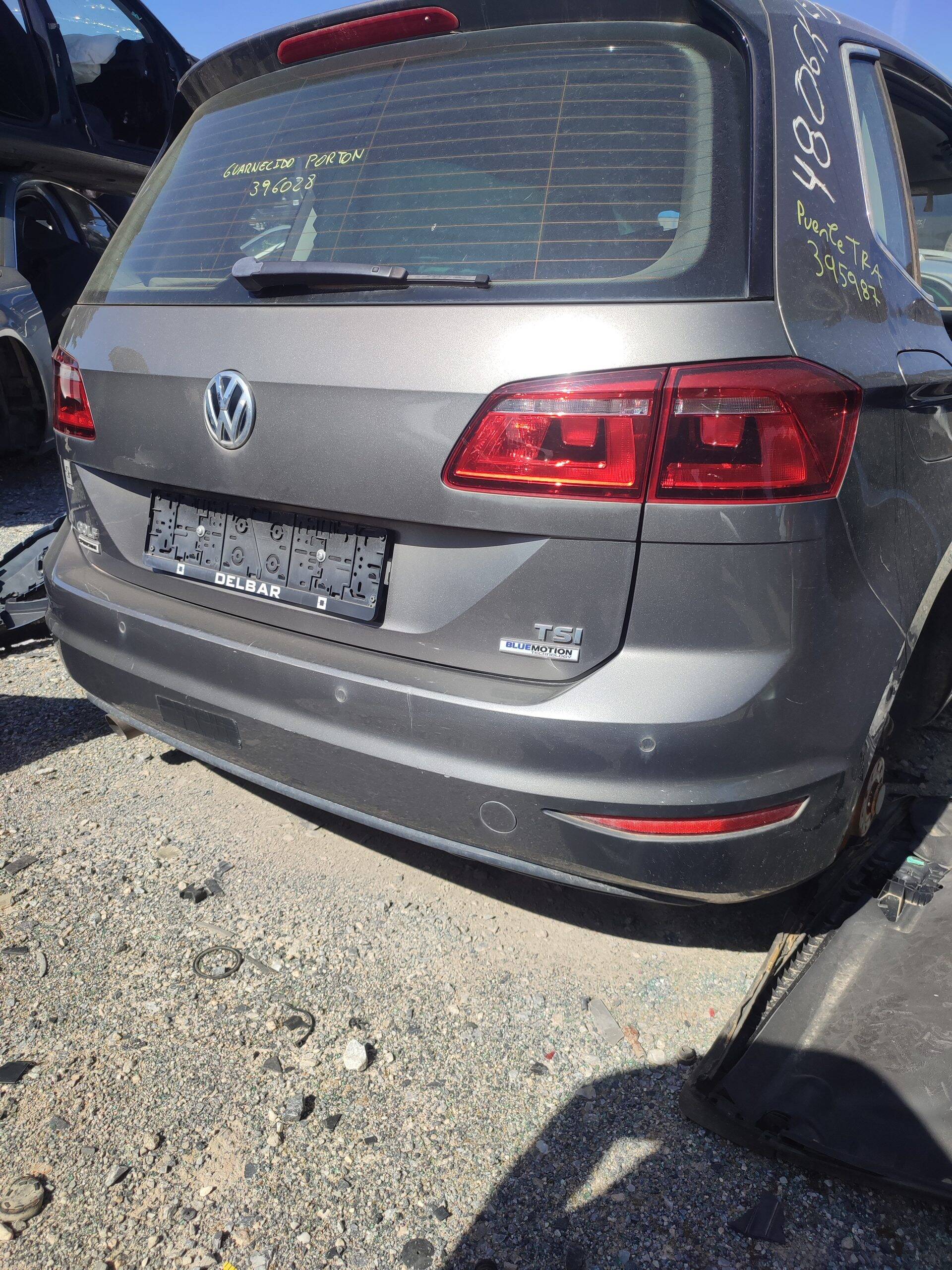 Paragolpes trasero volkswagen golf sportsvan vii (am1)(12.2013->)