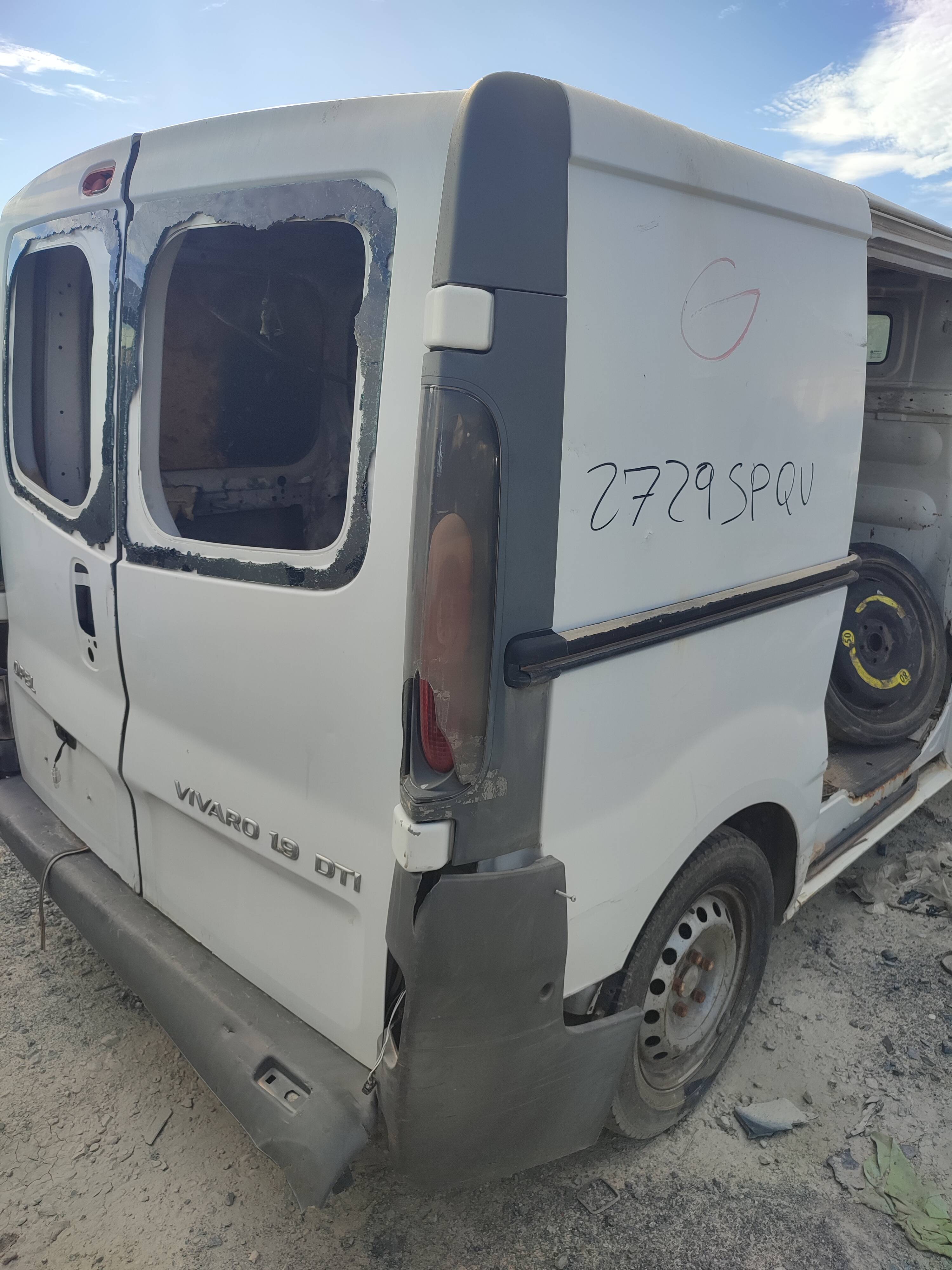 Tubo escape completo opel vivaro (2001->)