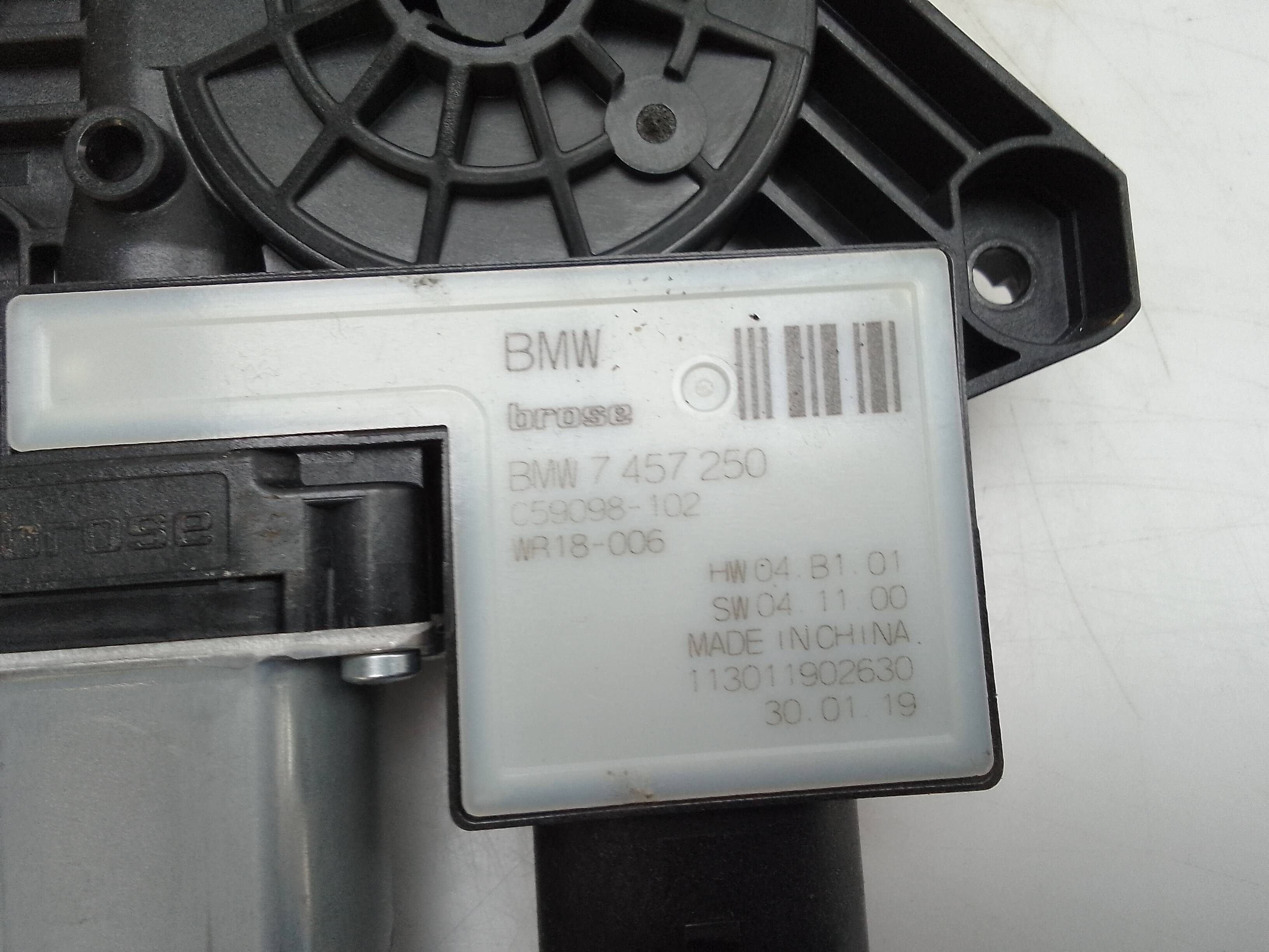 Motor elevalunas delantero izquierdo bmw serie x4 (g02)(04.2018->)