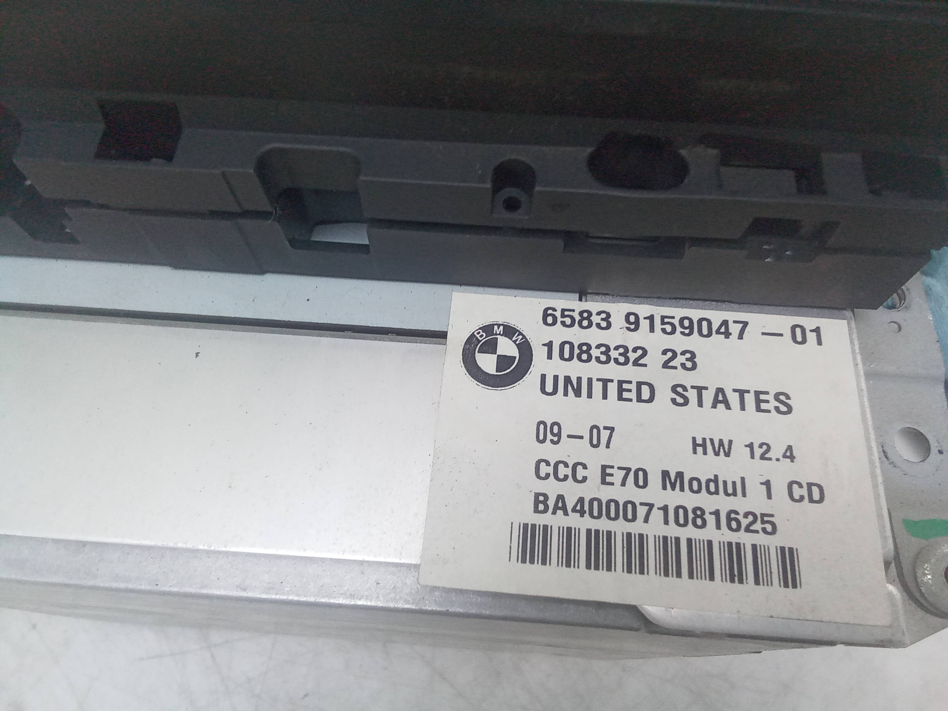 Sistema dvd bmw serie x5 (e70)(2006->)