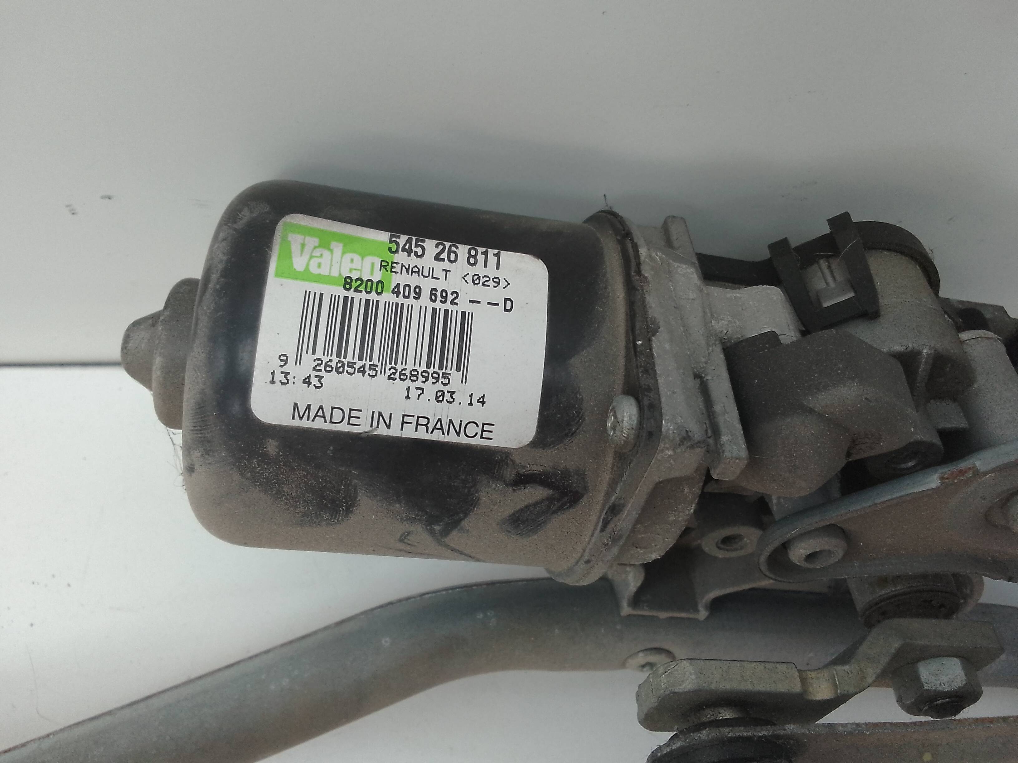 Motor limpia delantero renault kangoo ii (f/kw0)(2008->)