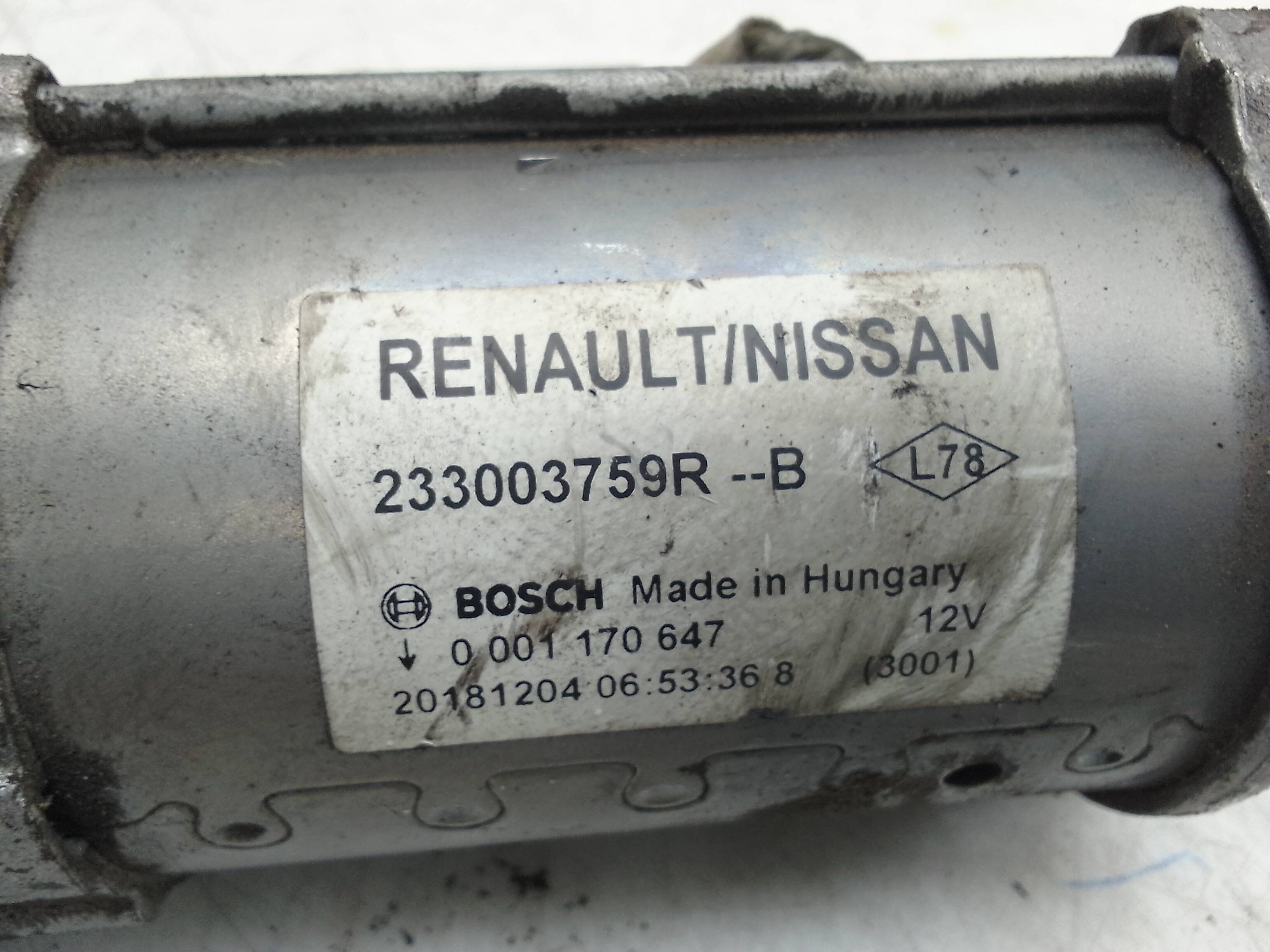 Motor arranque renault megane iv berlina 5p (12.2015->)