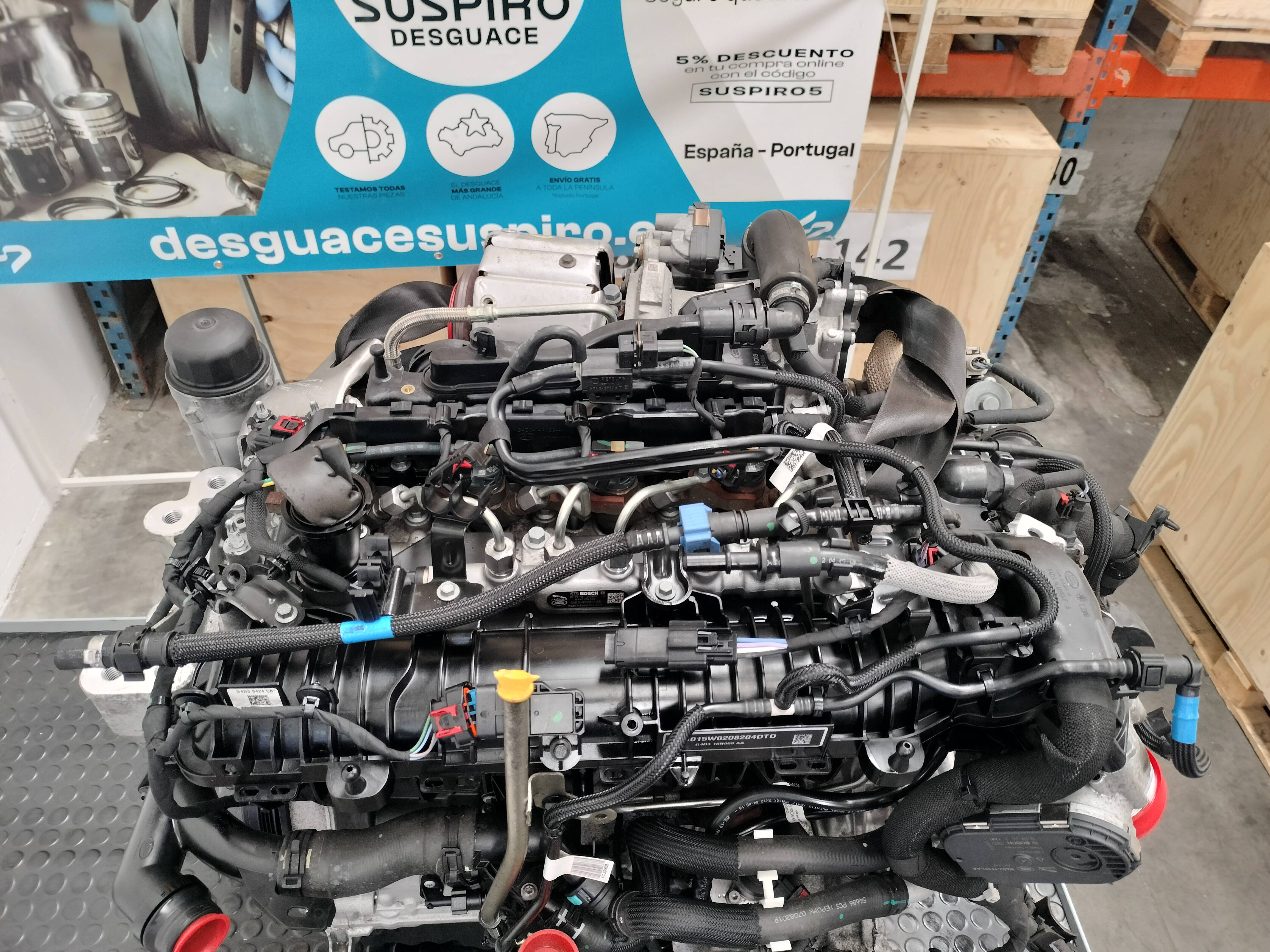 Motor completo land rover range rover evoque (2018->)