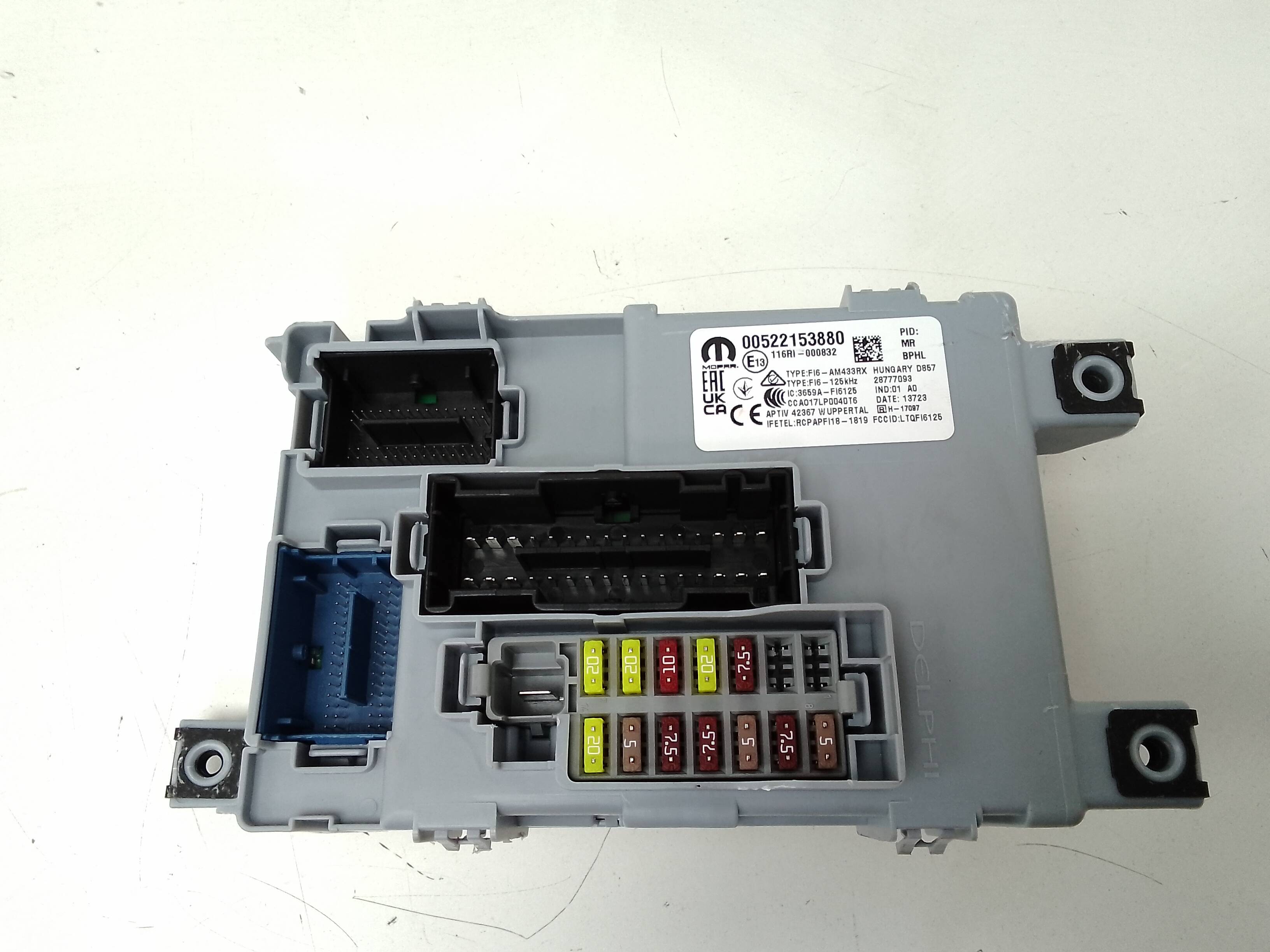 Modulo electronico fiat iii panda (319)(2012->)