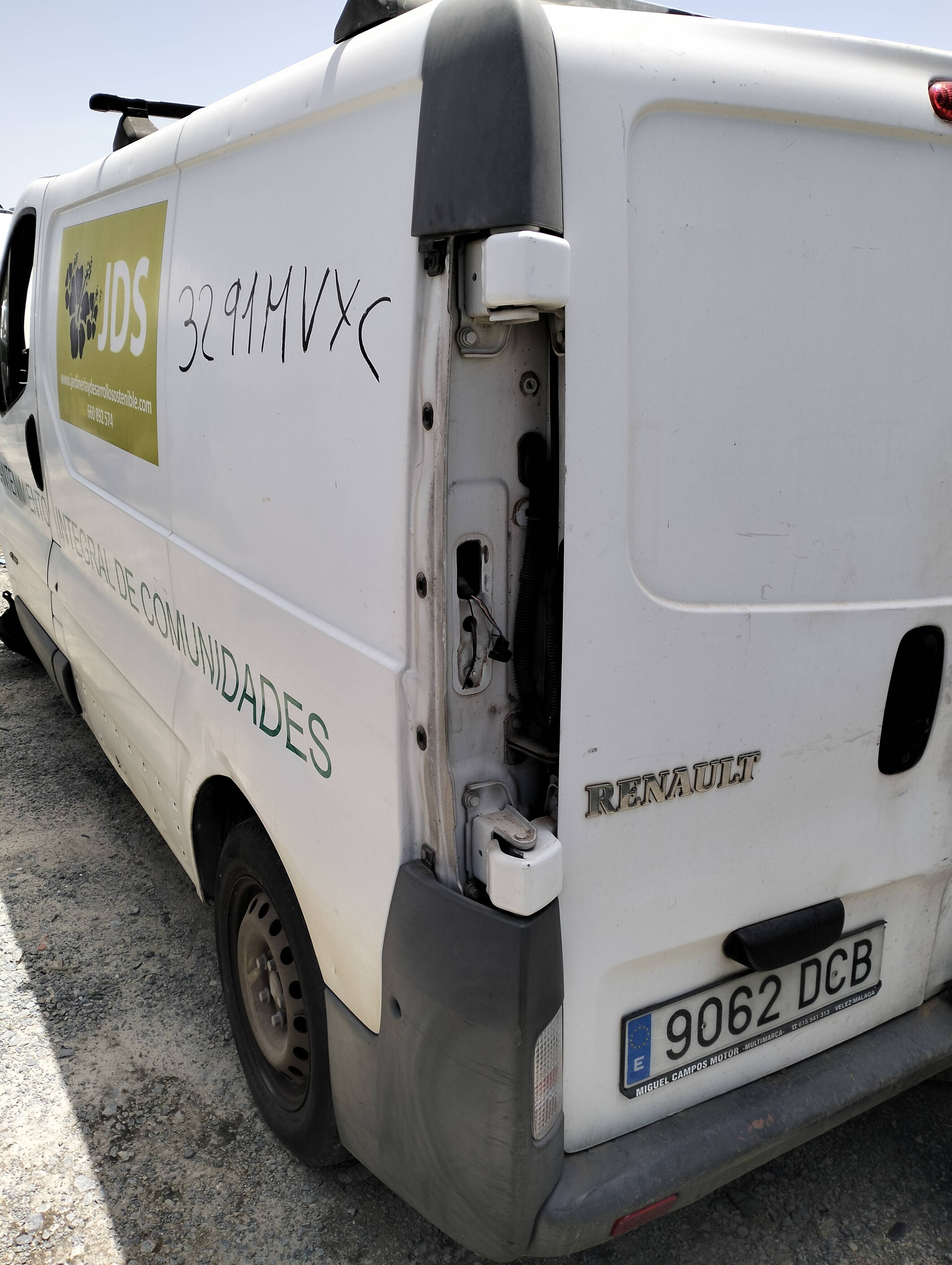 Piloto trasero izquierdo renault trafic ii furgón (04.2001->)