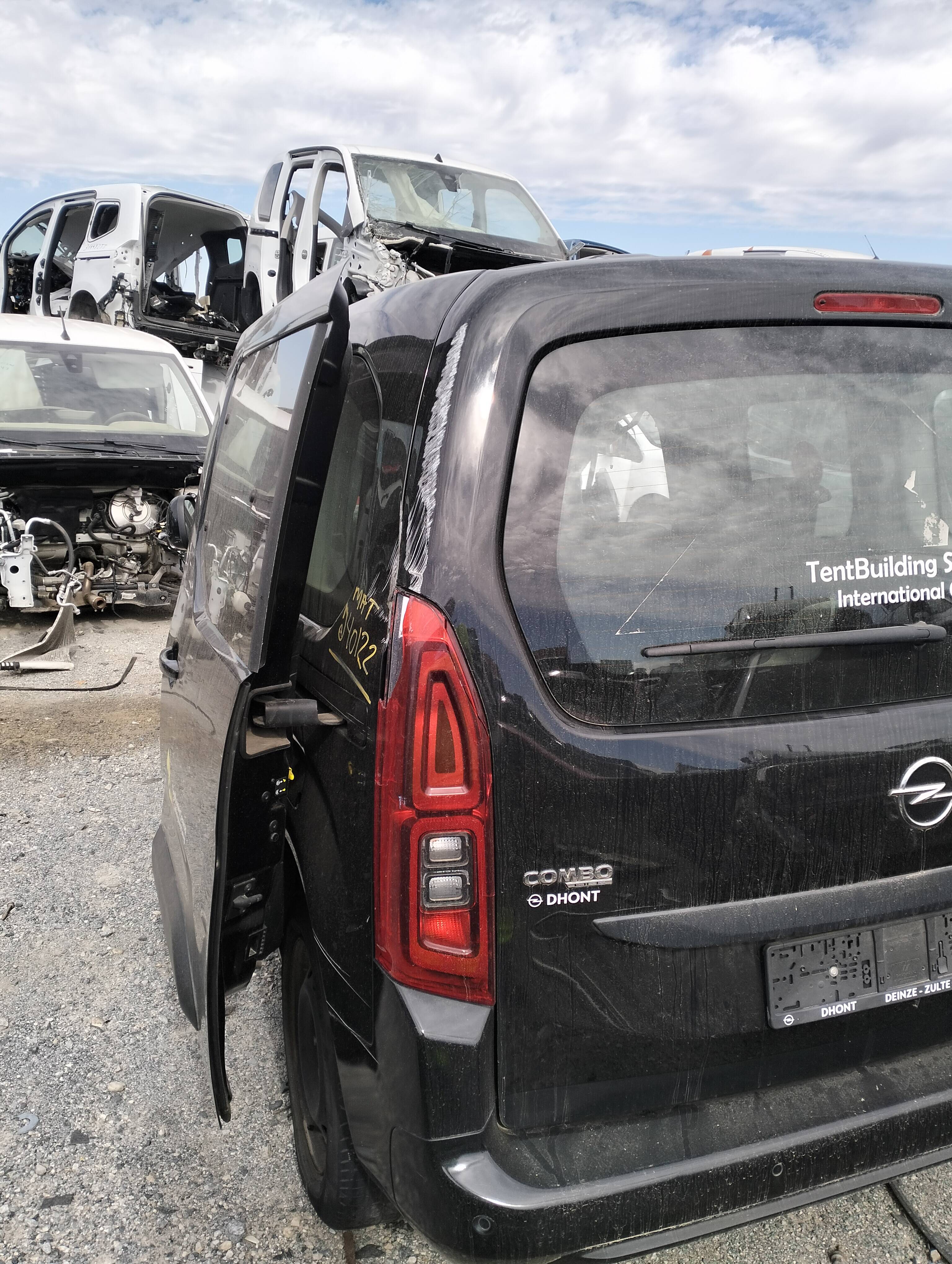 Moldura puerta delantera izquierda opel combo life e (2018->)