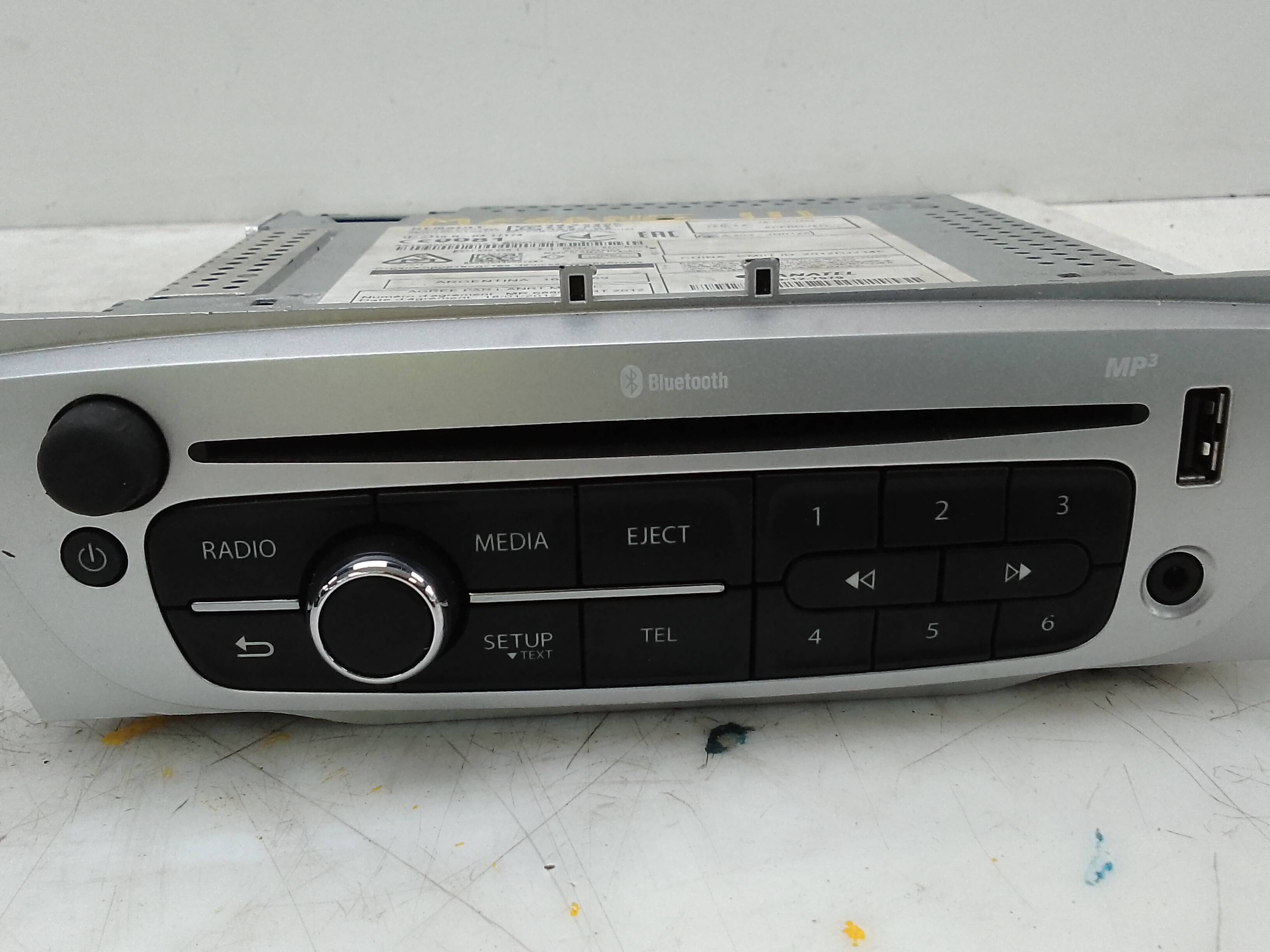 Sistema audio / radio cd renault megane iii