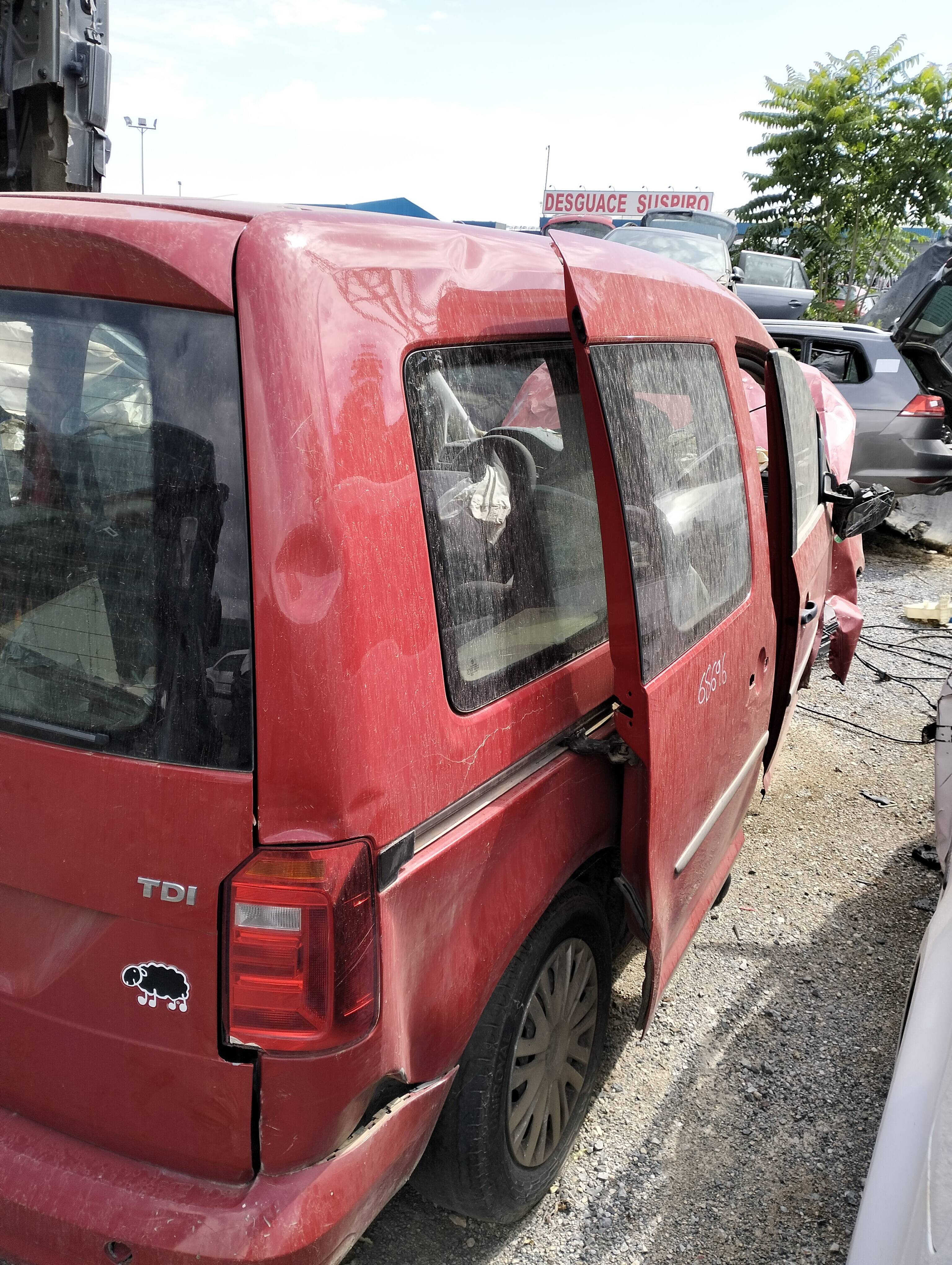 Luna custodia delantera derecha volkswagen caddy profesional (sa)(2015->)