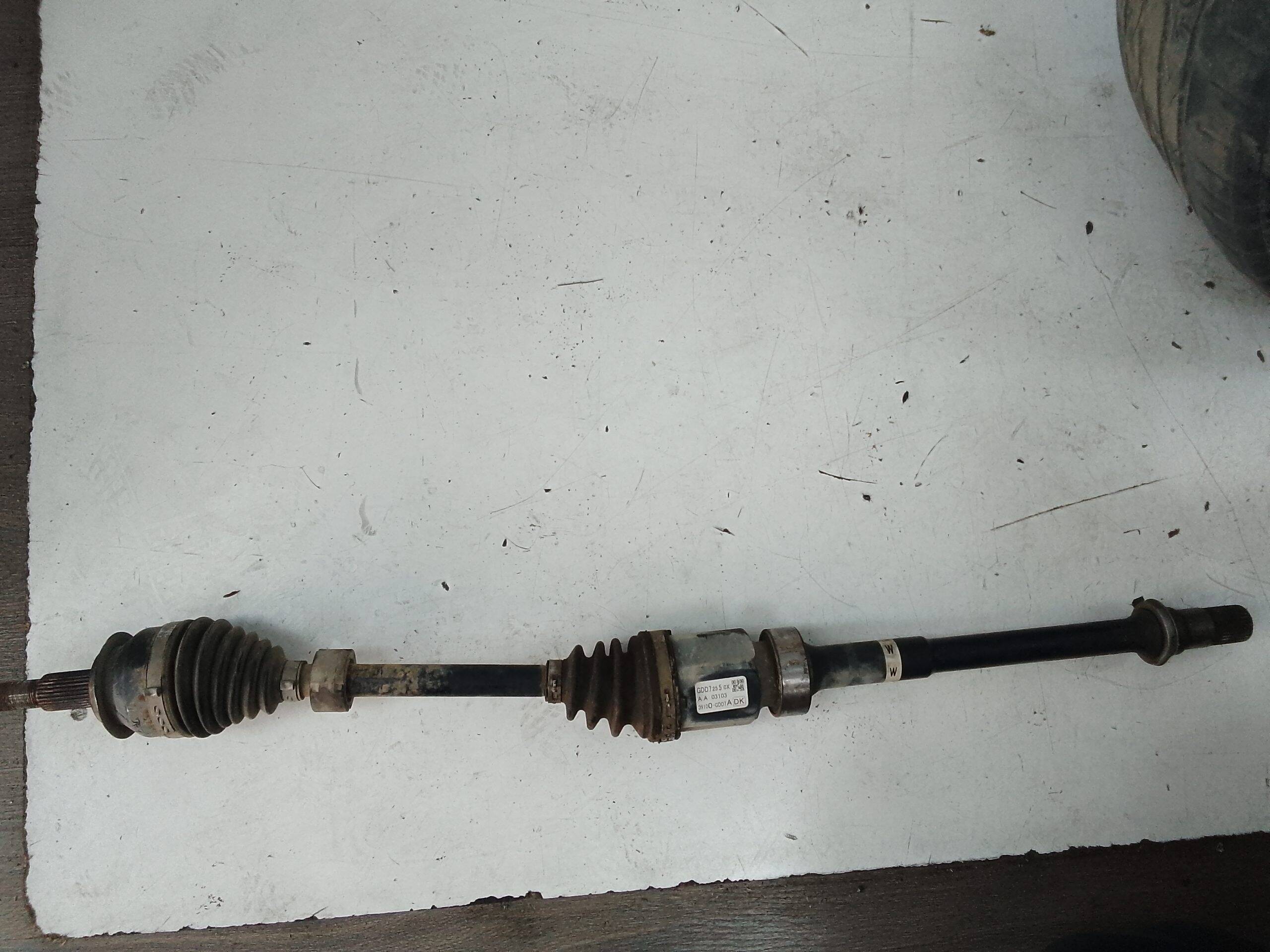 Palier transmision delantera derecha fiat iii panda (319)(2012->)