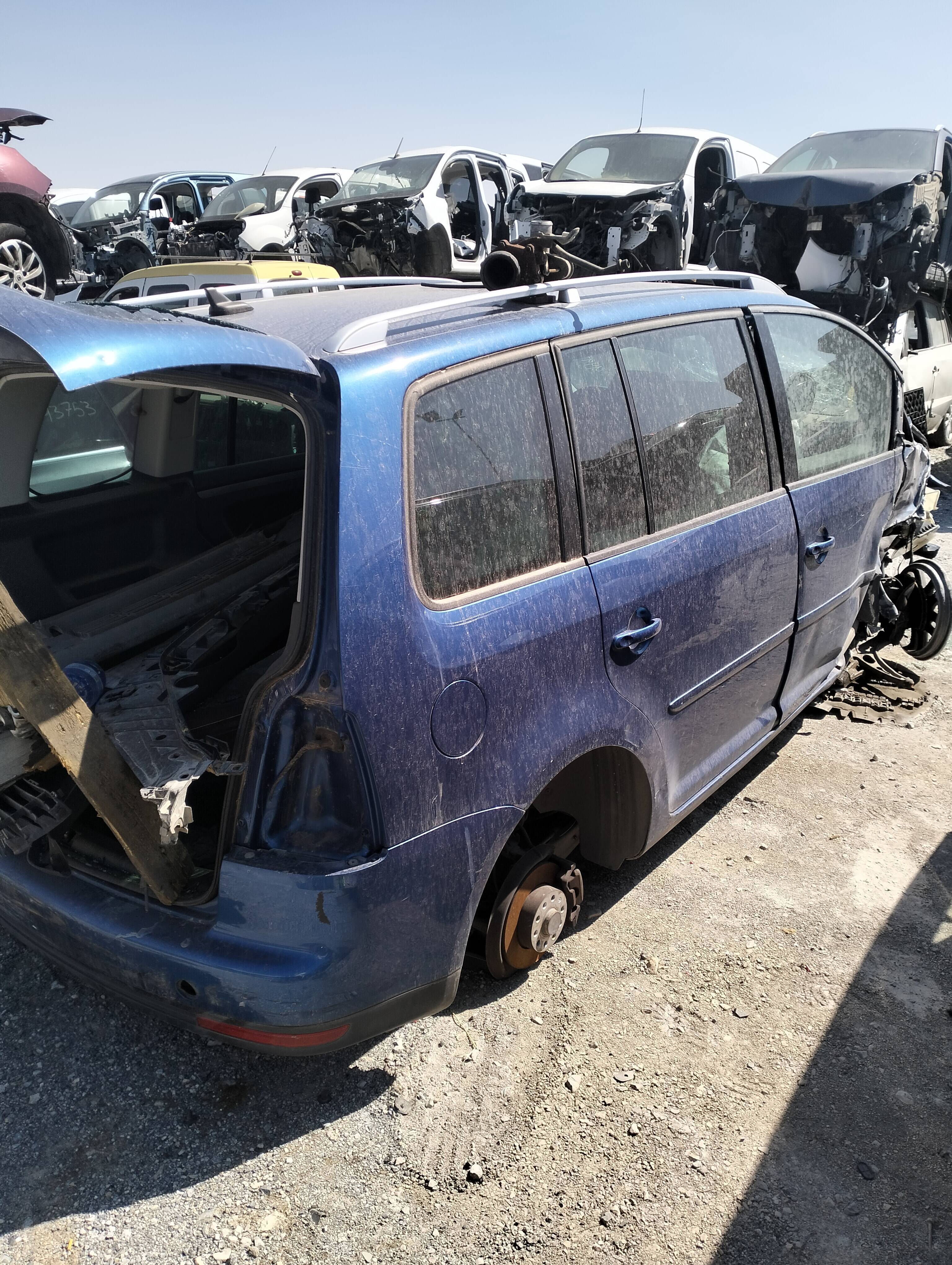 Pinza de freno trasera derecha volkswagen touran (1t2)(11.2006->)