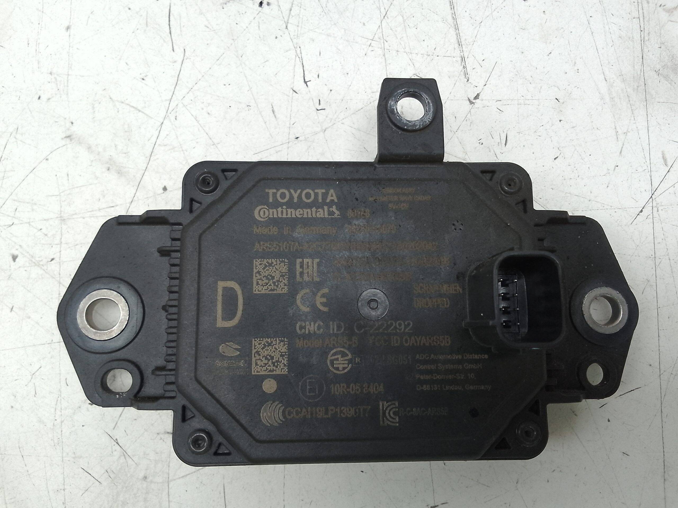 Sensor de radar delantero toyota c-hr (x10)(10.2016->)